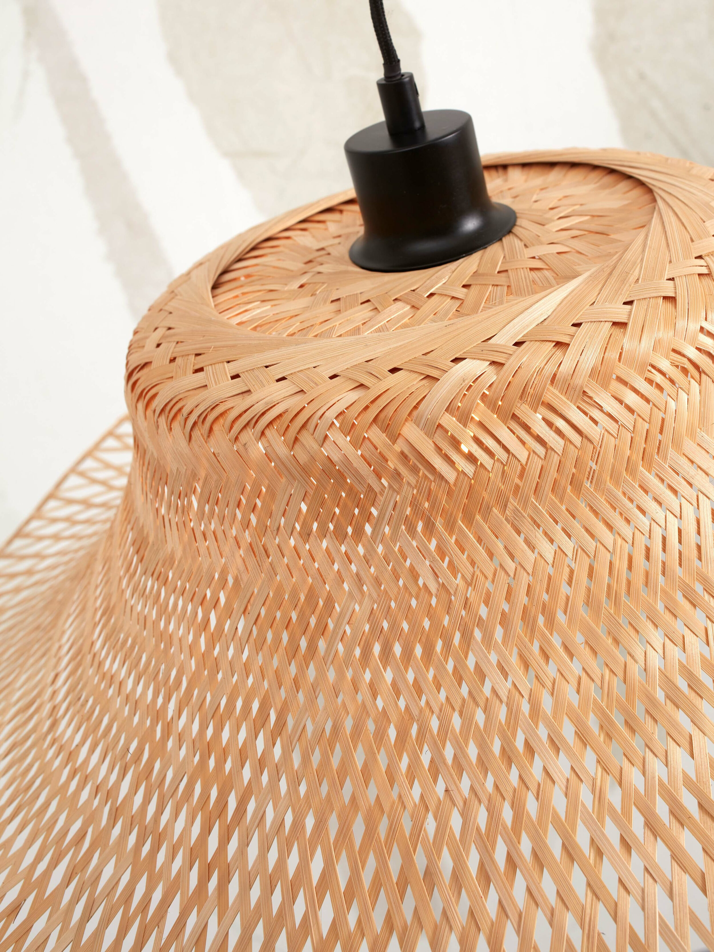 GOOD&MOJO Vloerlamp 'Ibiza' Bamboe, 150cm, kleur Naturel
