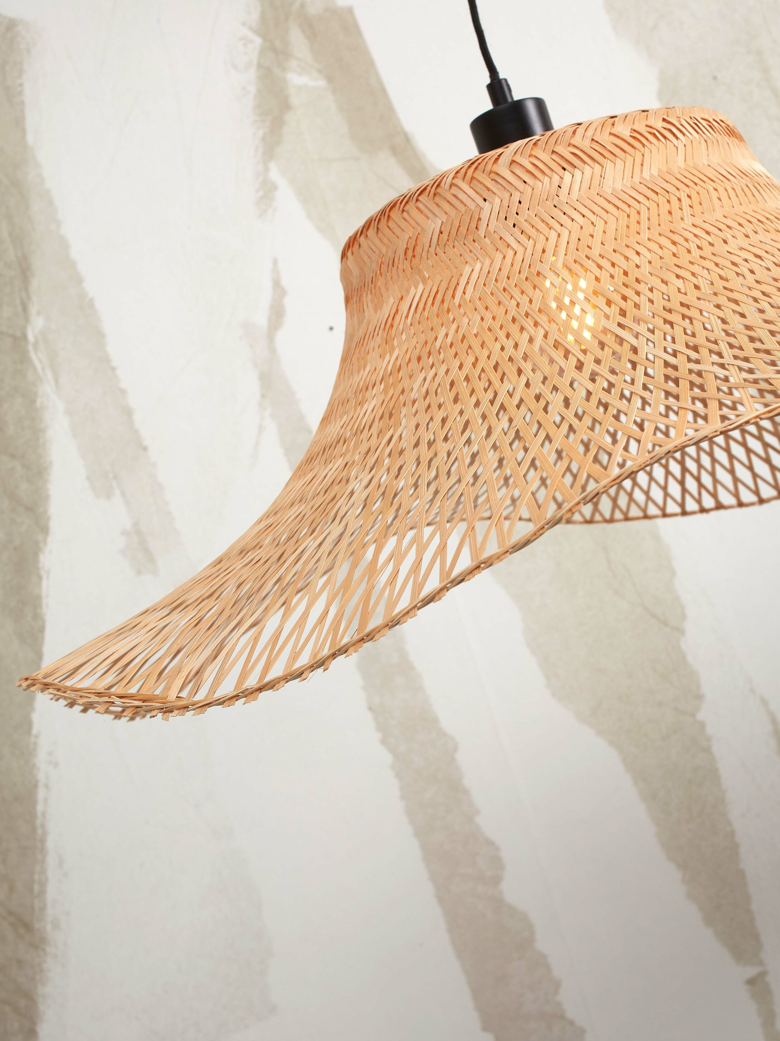 GOOD&MOJO Vloerlamp 'Ibiza' Bamboe, 150cm, kleur Naturel
