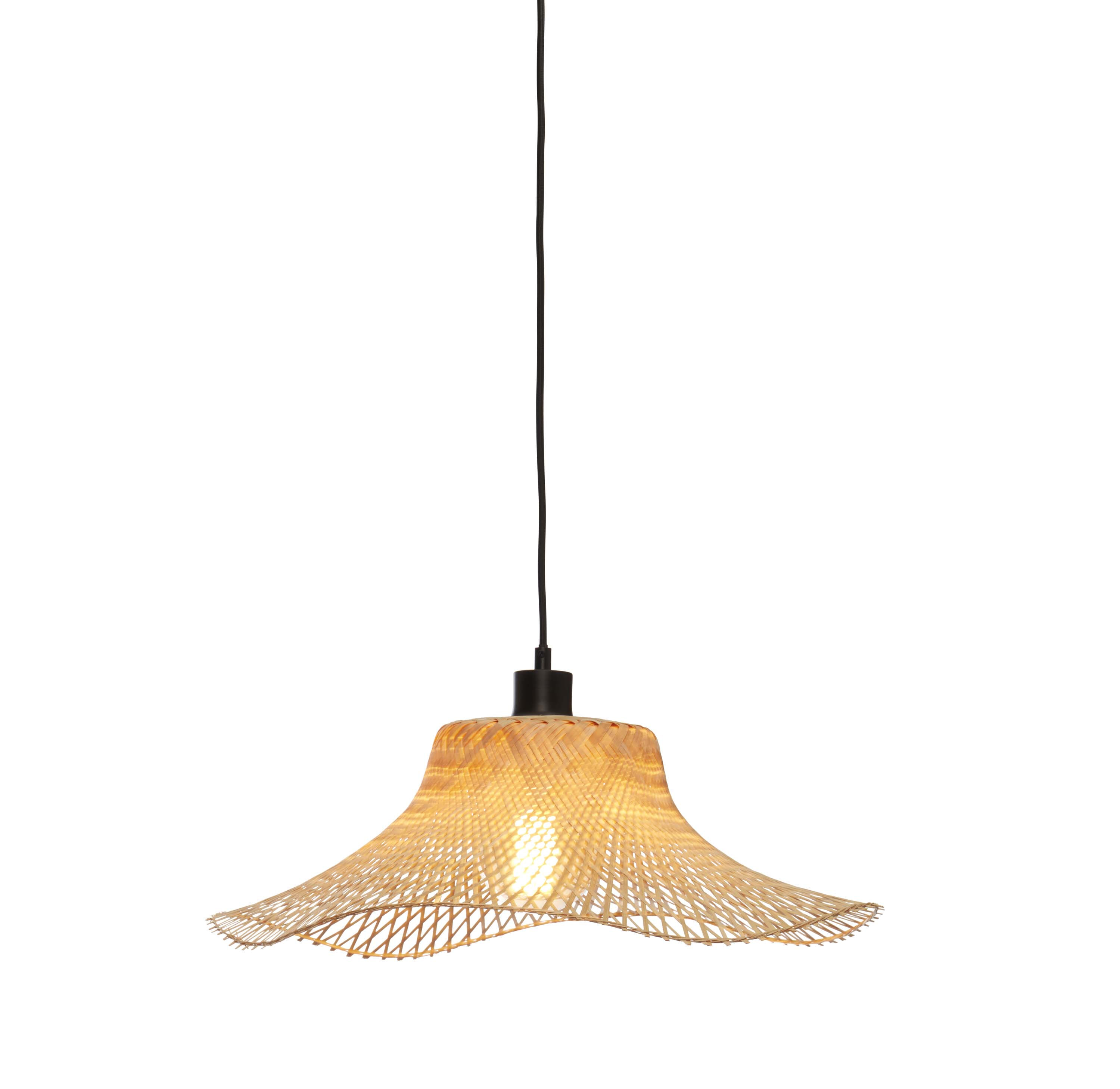 GOOD&MOJO Hanglamp 'Ibiza' Bamboe, 50cm, kleur Naturel