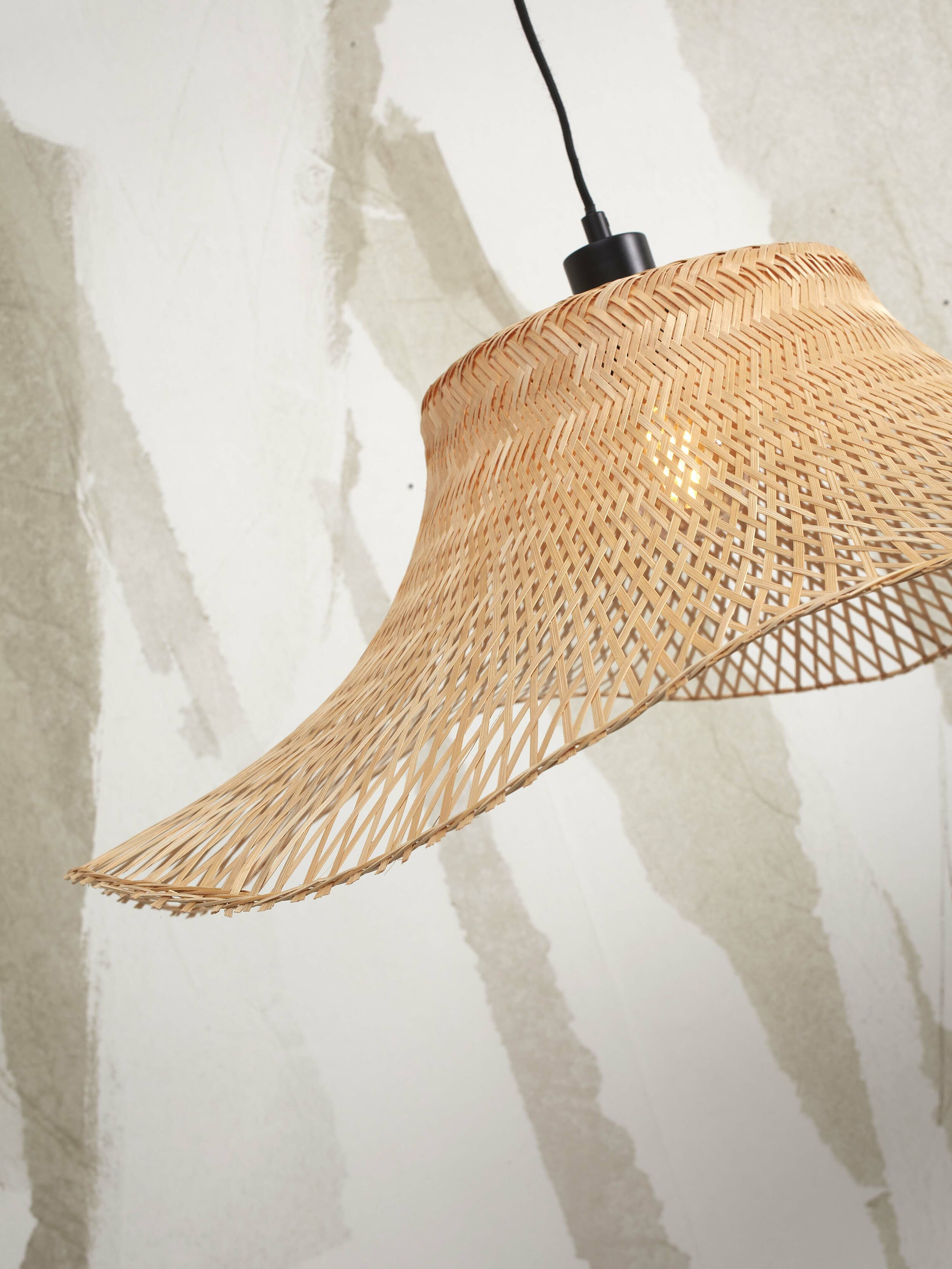 GOOD&MOJO Hanglamp 'Ibiza' Bamboe, 50cm, kleur Naturel