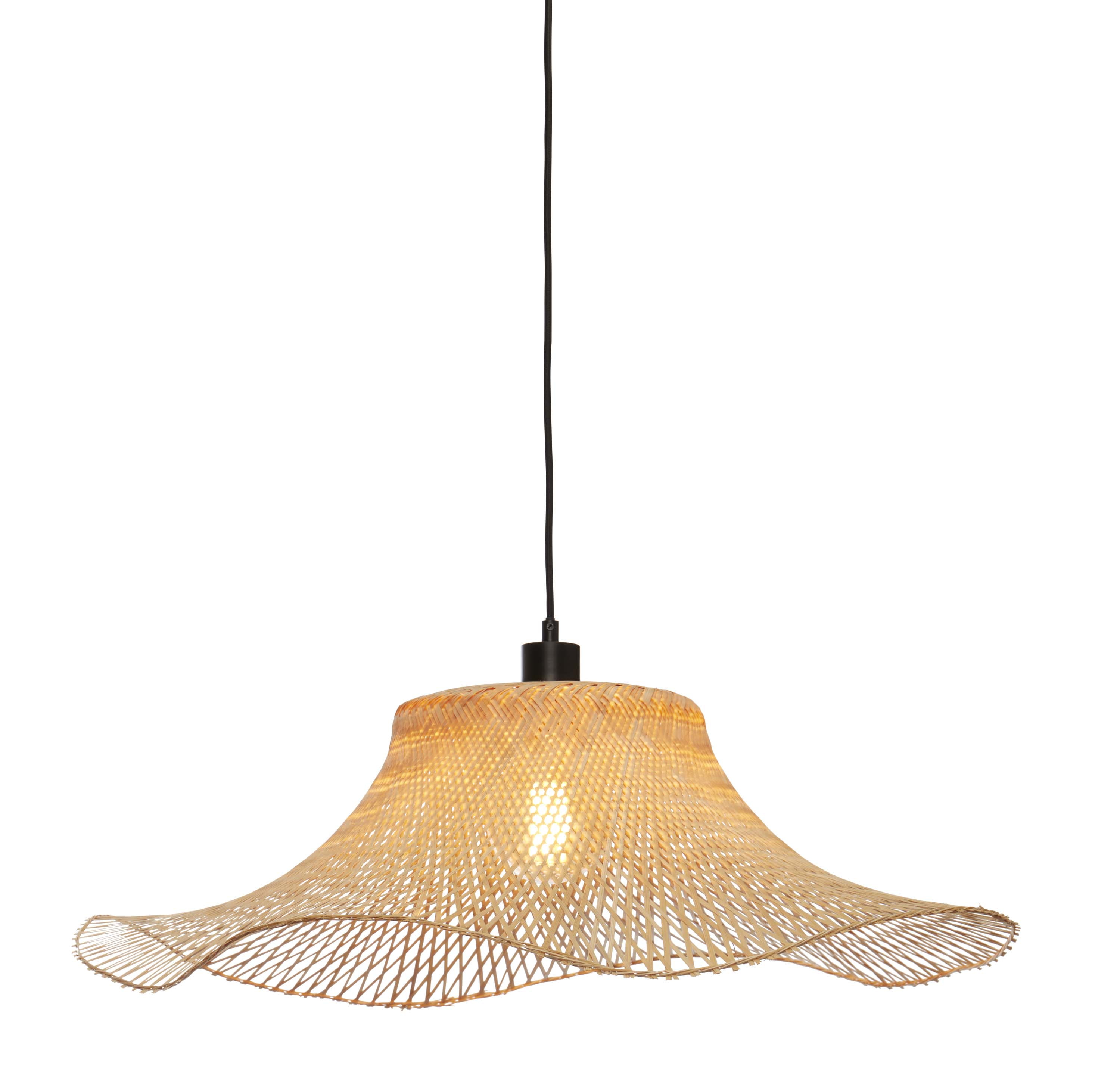 GOOD&MOJO Hanglamp 'Ibiza' Bamboe, 65cm, kleur Naturel