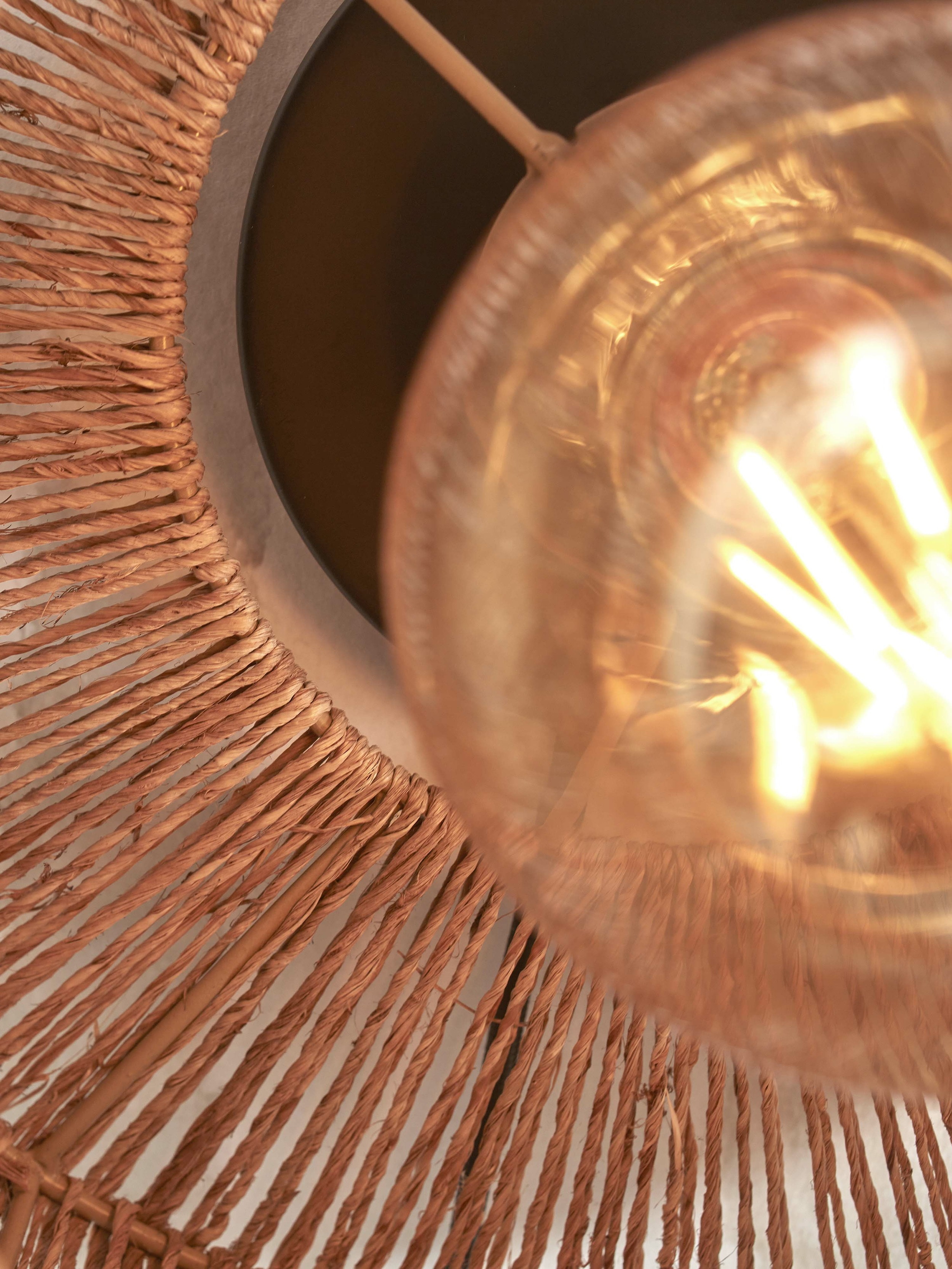 GOOD&MOJO Plafondlamp 'Iguazu' Jute, 30cm, kleur Naturel