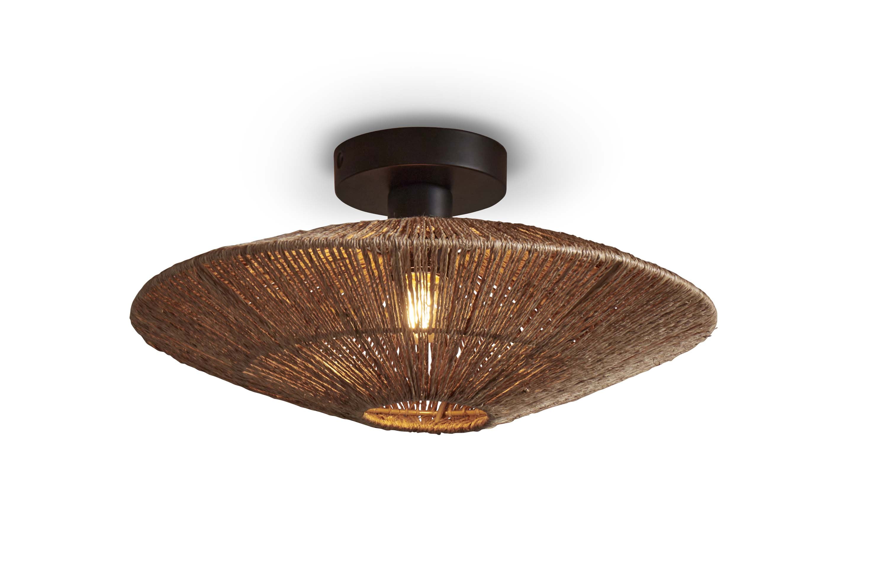 GOOD&MOJO Plafondlamp 'Iguazu' Jute, 40cm, kleur Naturel