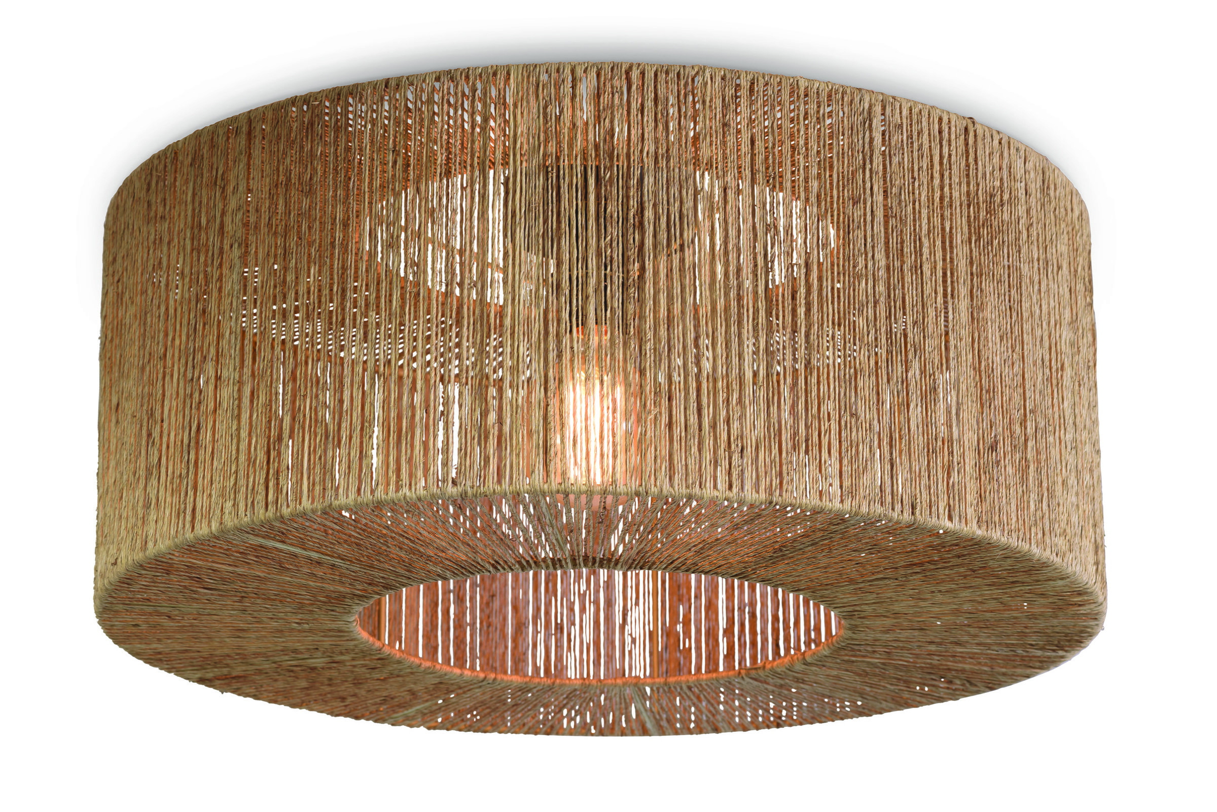 GOOD&MOJO Plafondlamp 'Iguazu' 60cm, Jute, kleur Naturel