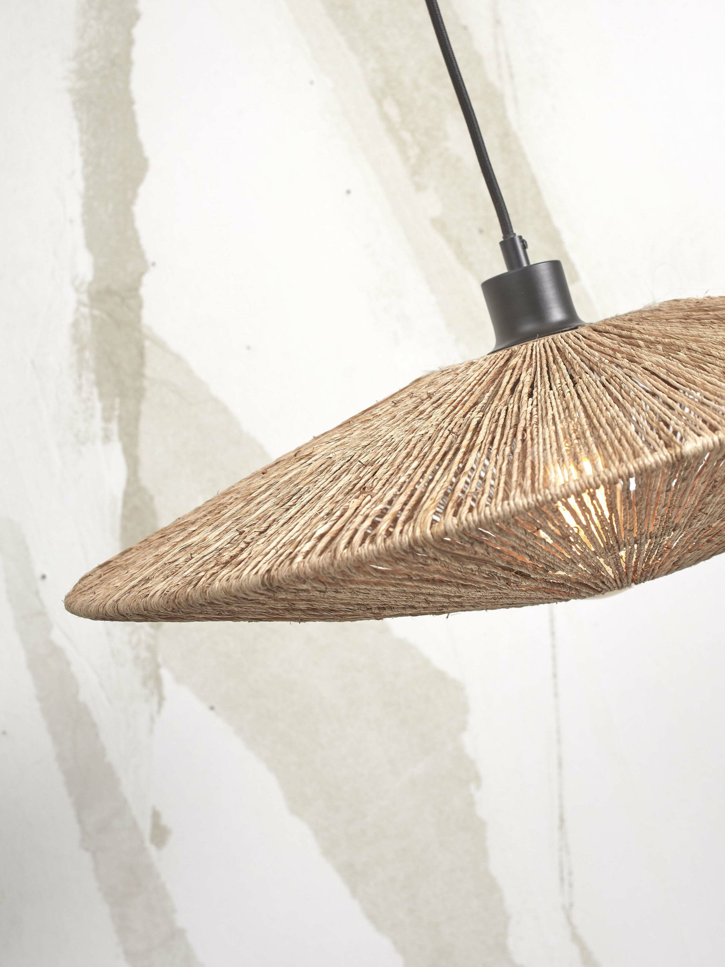 GOOD&MOJO Hanglamp 'Iguazu' Jute, 40cm, kleur Naturel