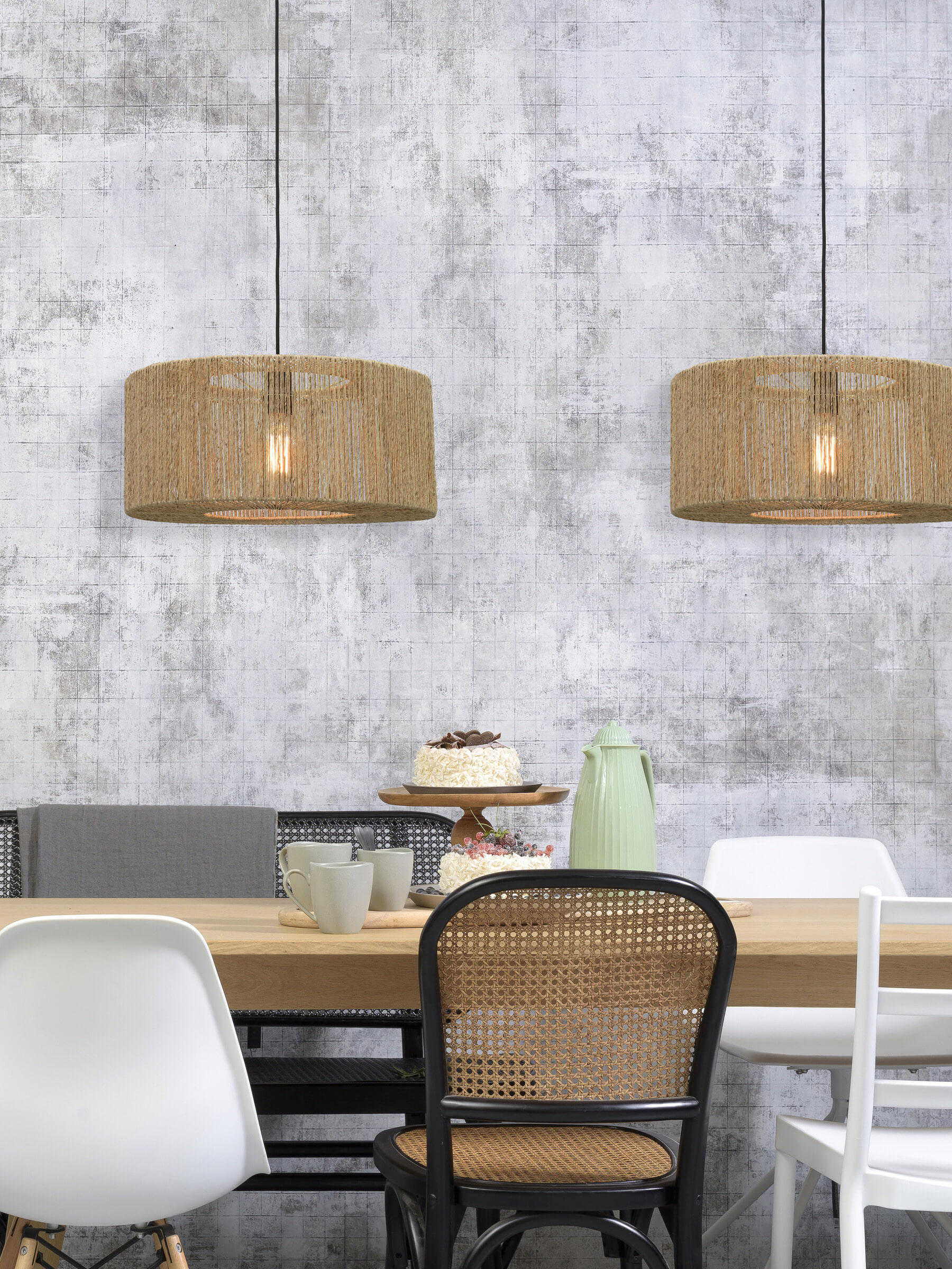 GOOD&MOJO Hanglamp 'Iguazu' Small, Jute, kleur Naturel