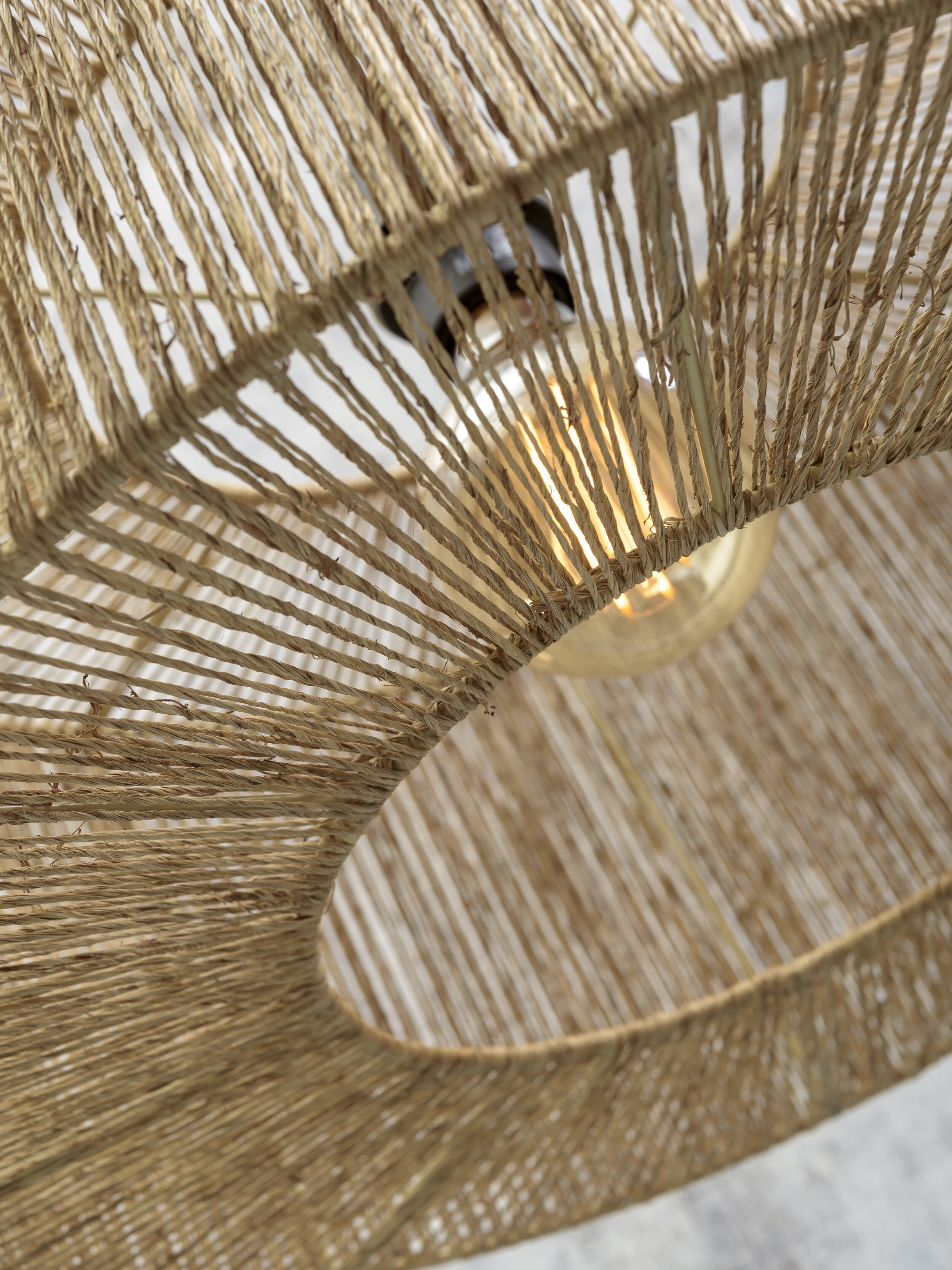 GOOD&MOJO Hanglamp 'Iguazu' Small, Jute, kleur Naturel