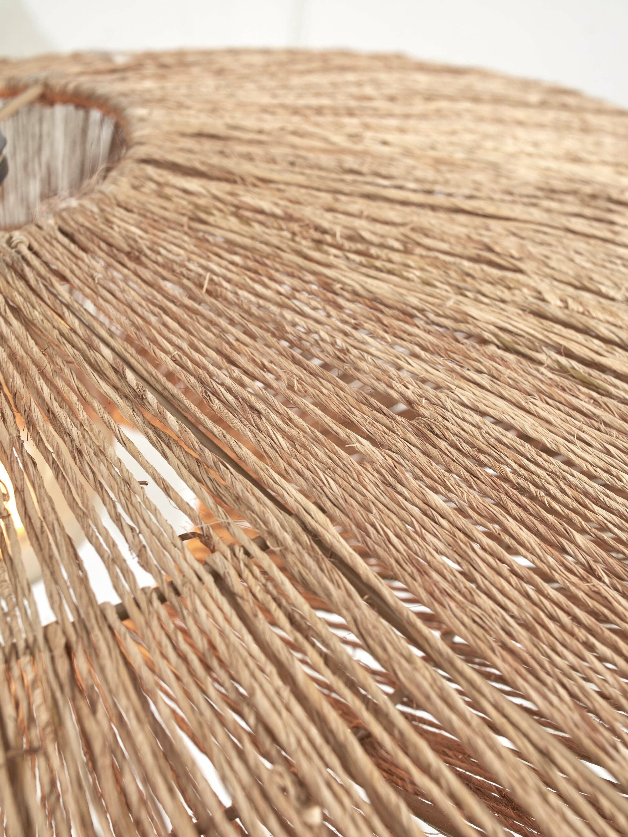 GOOD&MOJO Hanglamp 'Iguazu' Jute, 55cm, kleur Naturel