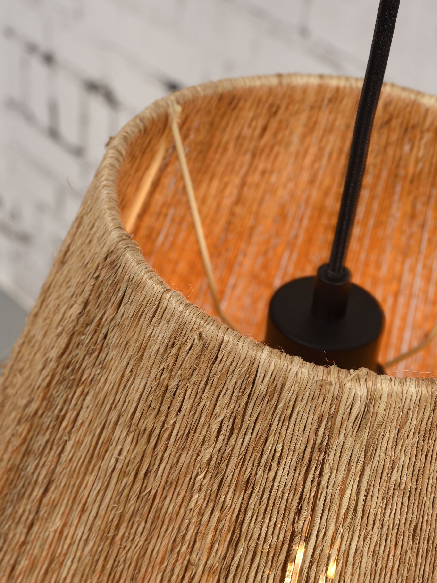 GOOD&MOJO Hanglamp 'Iguazu' 40cm, Jute, kleur Naturel