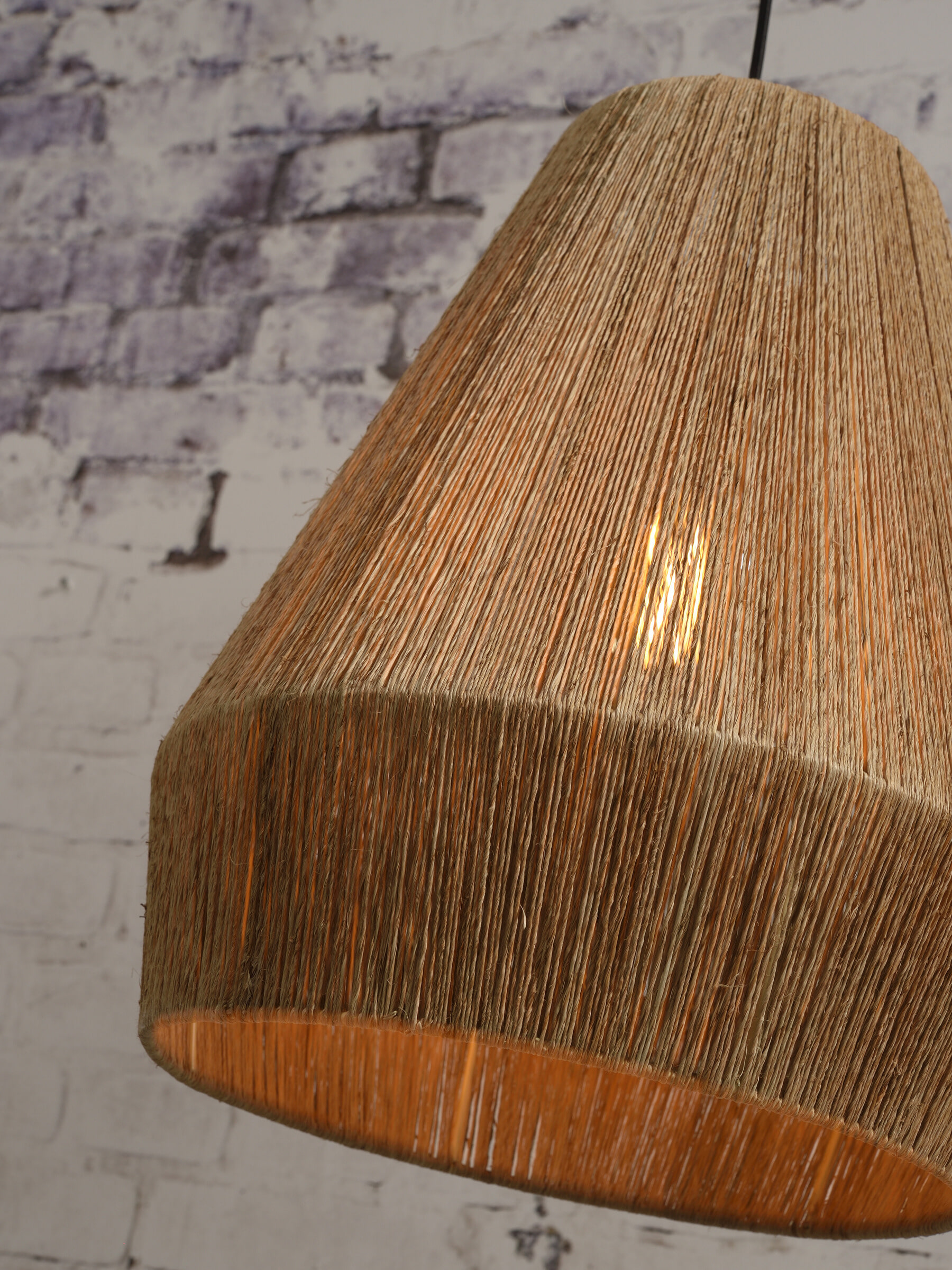 GOOD&MOJO Hanglamp 'Iguazu' 40cm, Jute, kleur Naturel