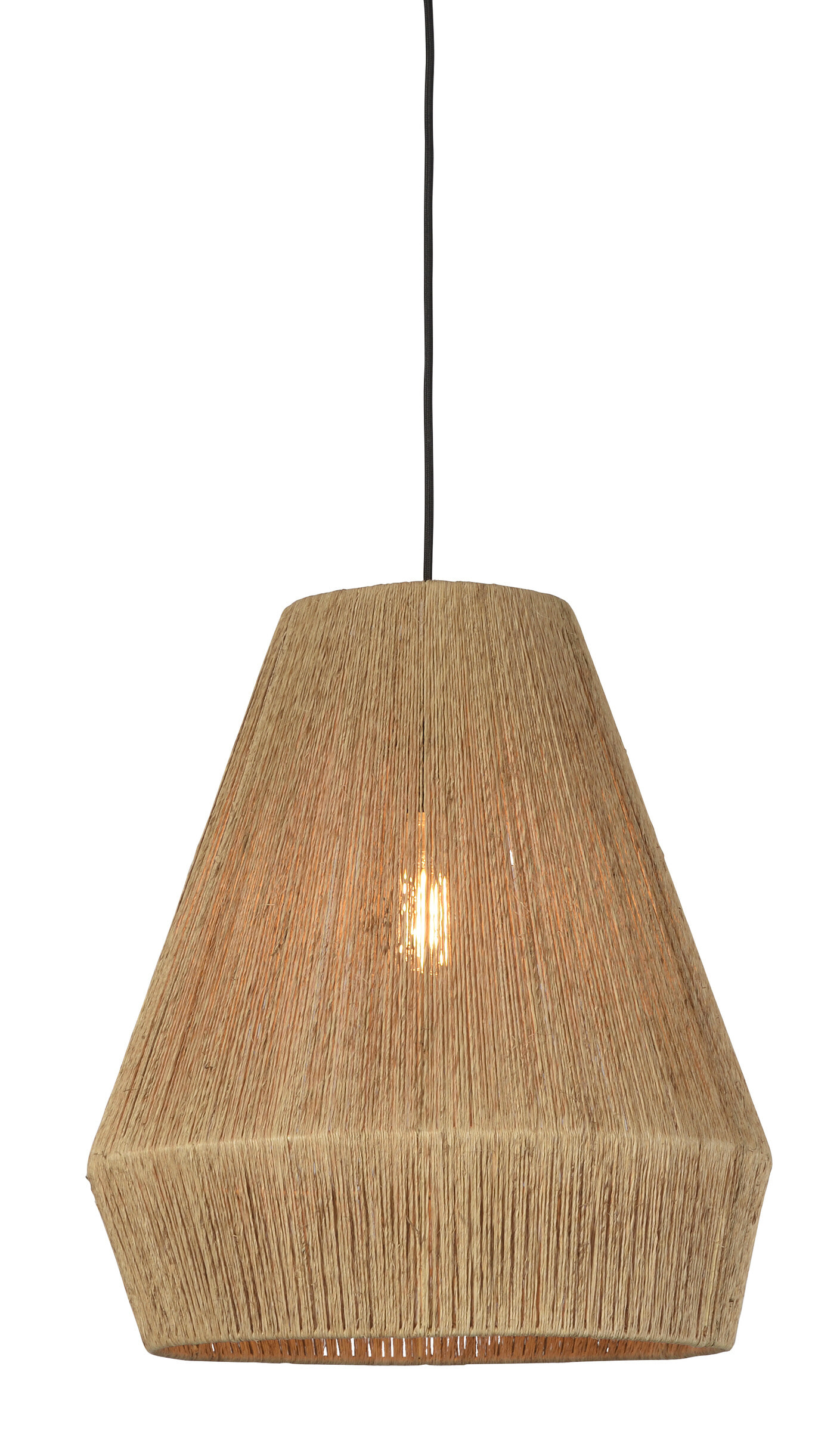 GOOD&MOJO Hanglamp 'Iguazu' 40cm, Jute, kleur Naturel