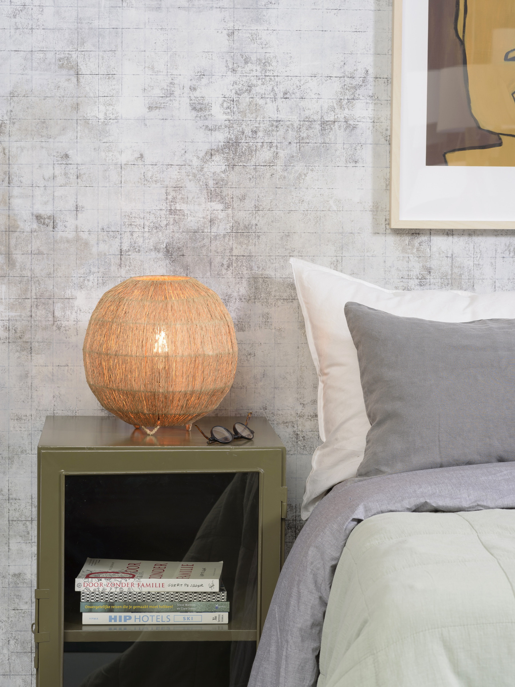 GOOD&MOJO Tafellamp 'Iguazu' Small, Jute, kleur Naturel