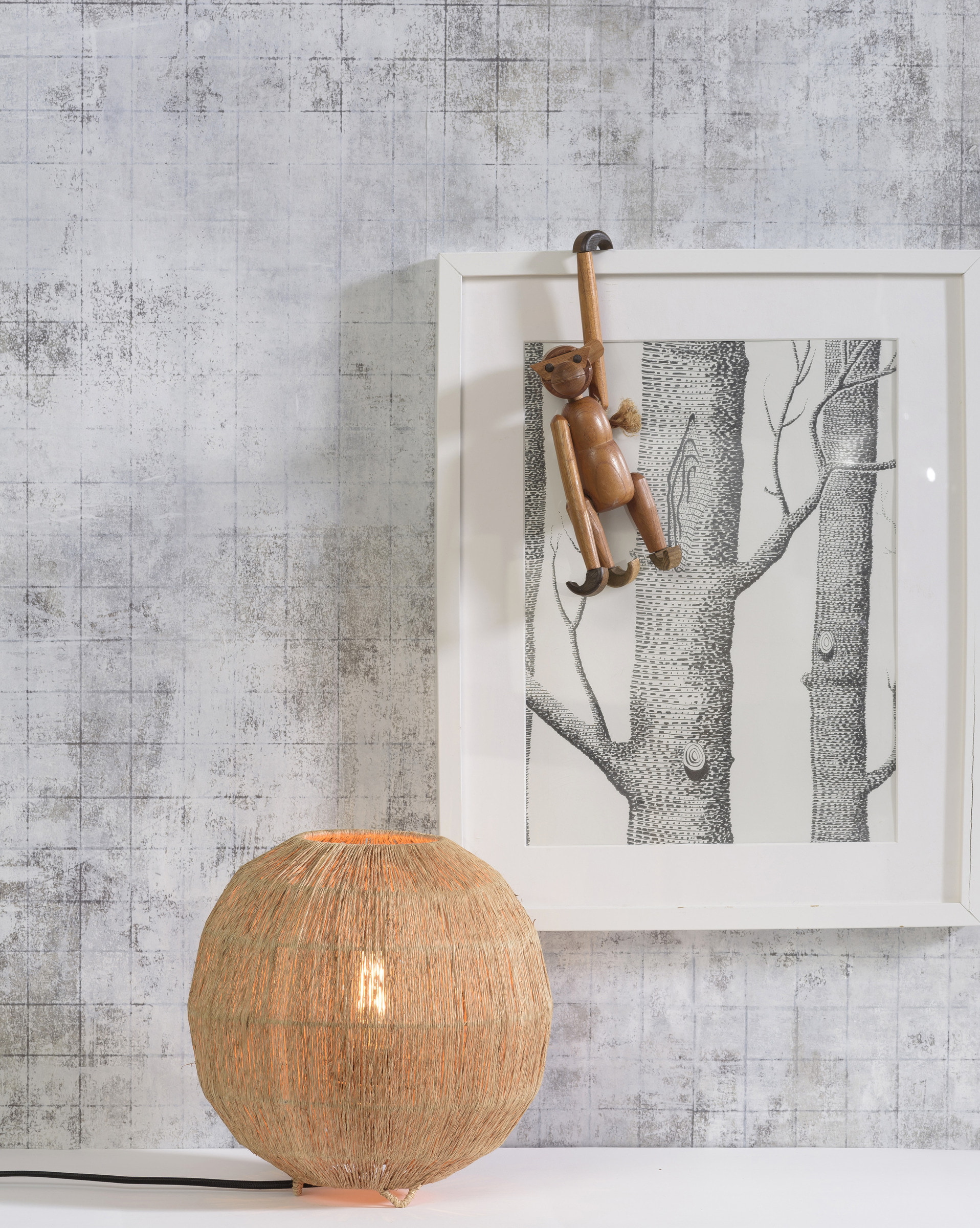 GOOD&MOJO Tafellamp 'Iguazu' Small, Jute, kleur Naturel