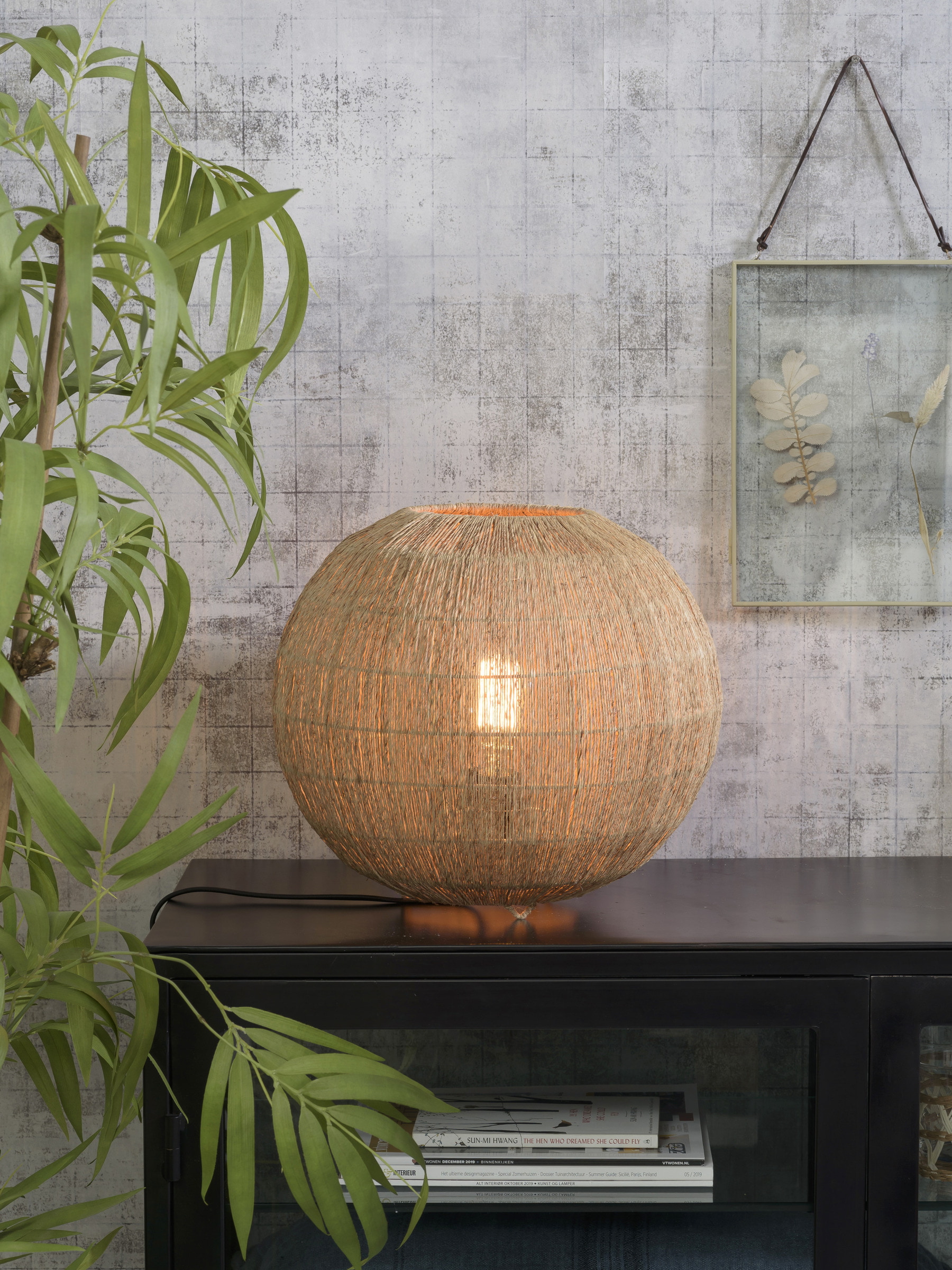 GOOD&MOJO Tafellamp 'Iguazu' Large, Jute, kleur Naturel