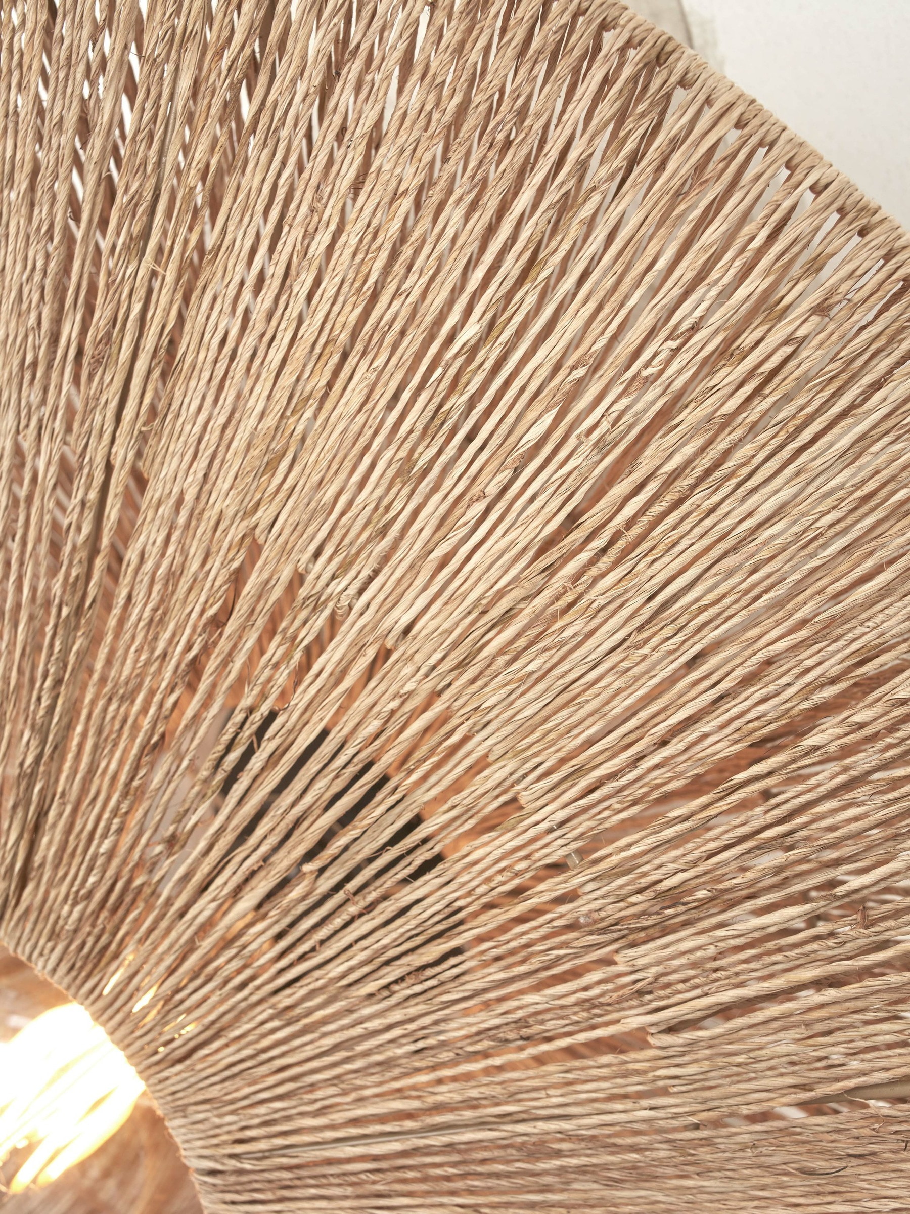 GOOD&MOJO Wandlamp 'Iguazu' Jute, 55cm, kleur Naturel