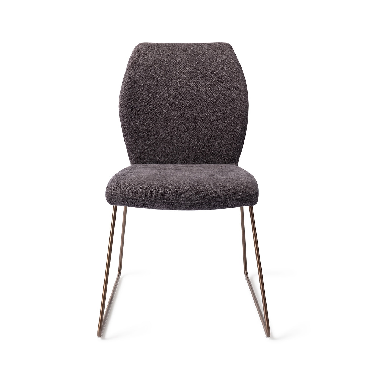 Jesper Home Eetkamerstoel 'Ikata' Slide Rose, kleur Almost Black