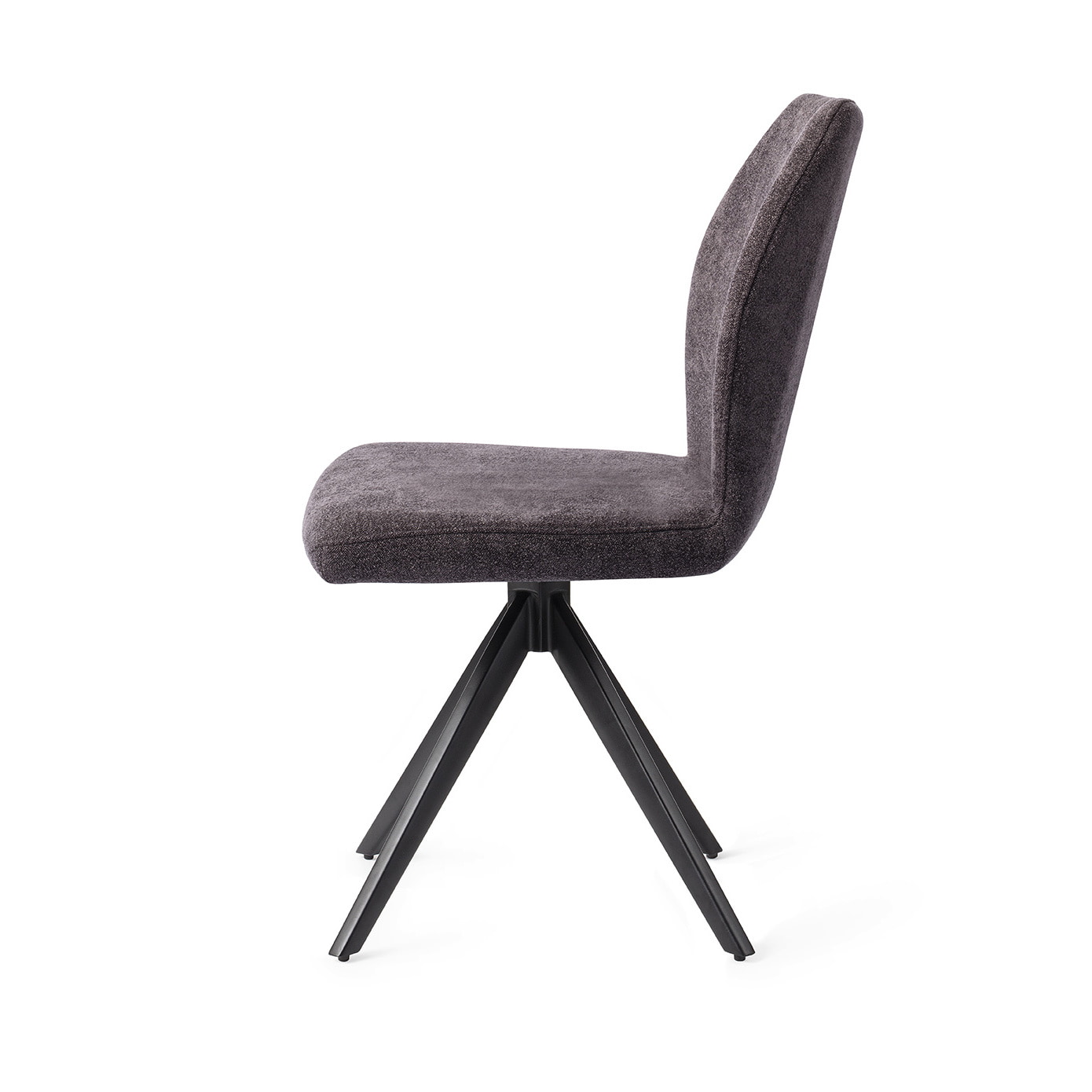 Jesper Home Eetkamerstoel 'Ikata' Turn Black, kleur Almost Black