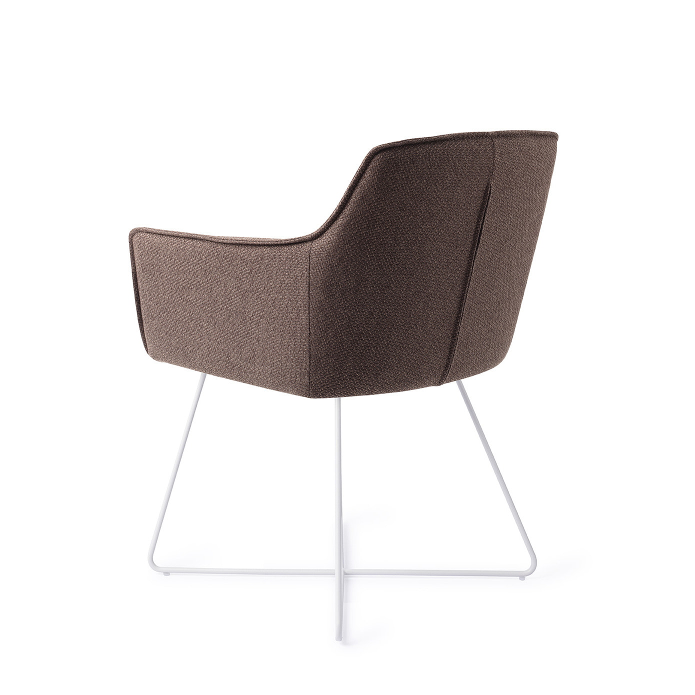 Jesper Home Eetkamerstoel 'Hofu' Cross White, kleur Potters Clay