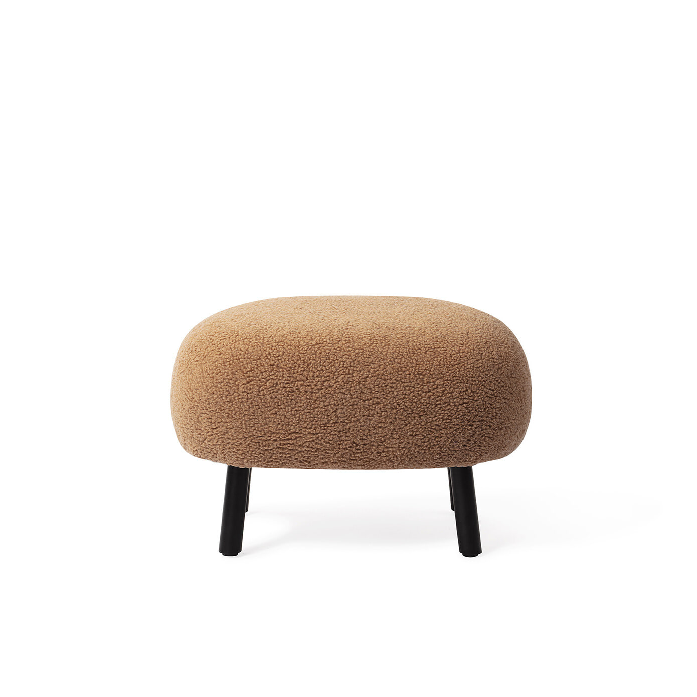 Jesper Home Hocker 'Kita' Teddy, kleur Caramel Jesper Home Hocker 'Kita' Teddy, kleur Caramel