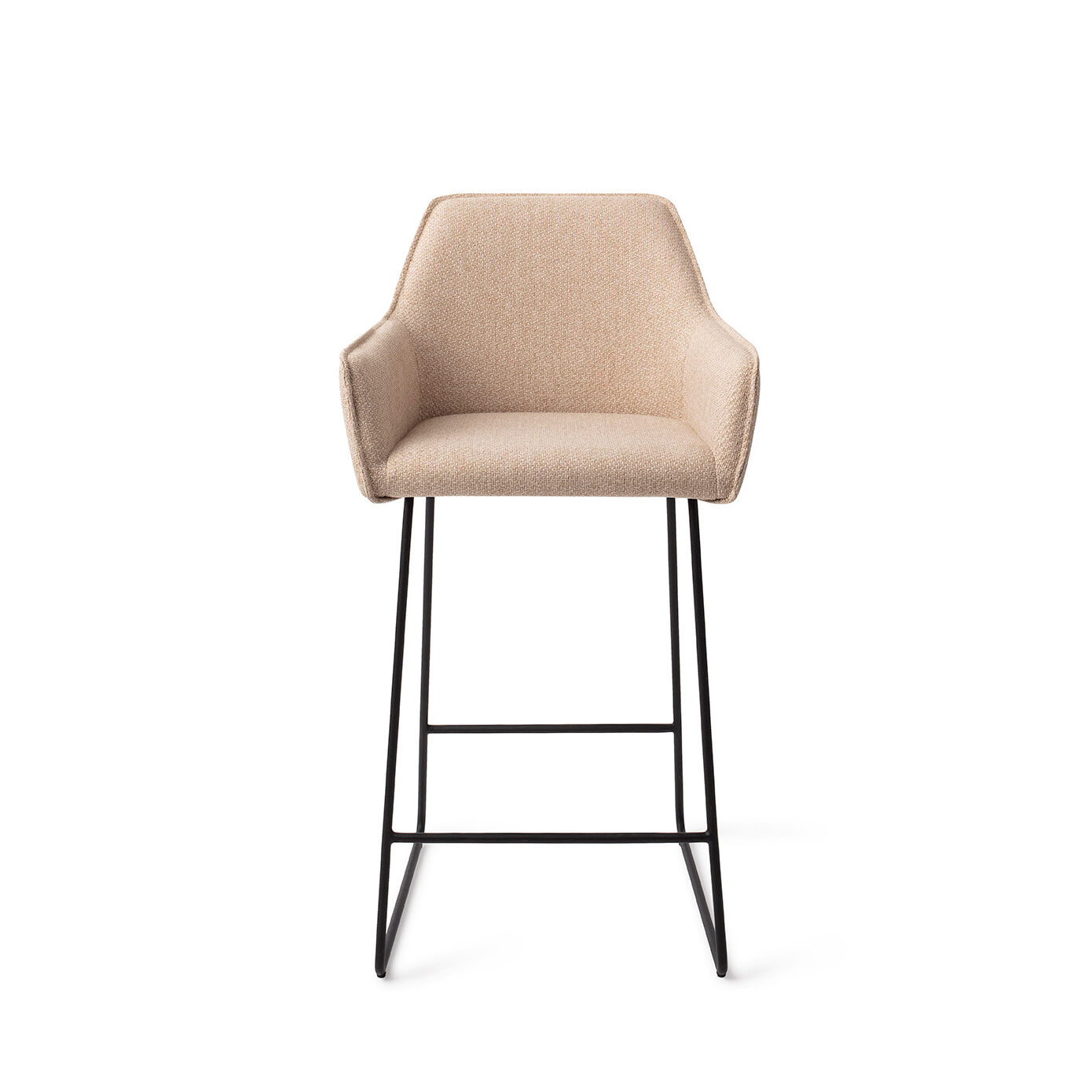 Jesper Home Barkruk 'Hofu' Slide Black, kleur Wild Walnut (zithoogte 65cm) Jesper Home Barkruk 'Hofu' Slide Black, kleur Wild Walnut (zithoogte 65cm)