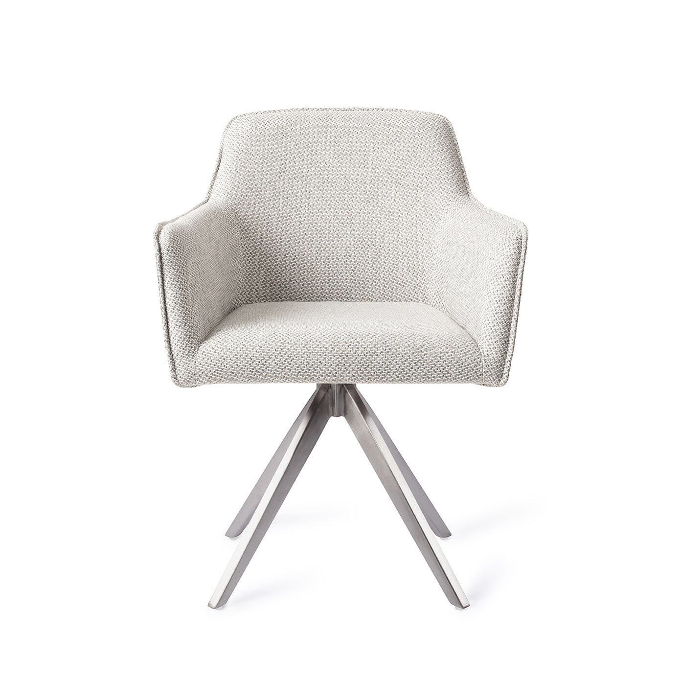 Jesper Home Eetkamerstoel 'Hofu' Turn Steel, Draaibaar, kleur Checkers Charm