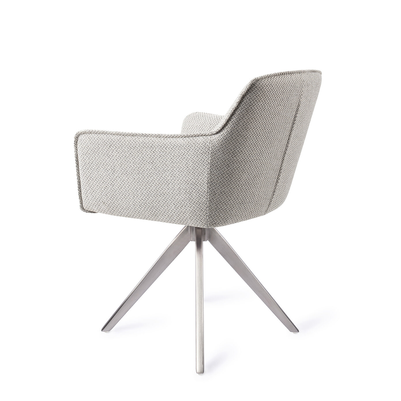 Jesper Home Eetkamerstoel 'Hofu' Turn Steel, Draaibaar, kleur Checkers Charm