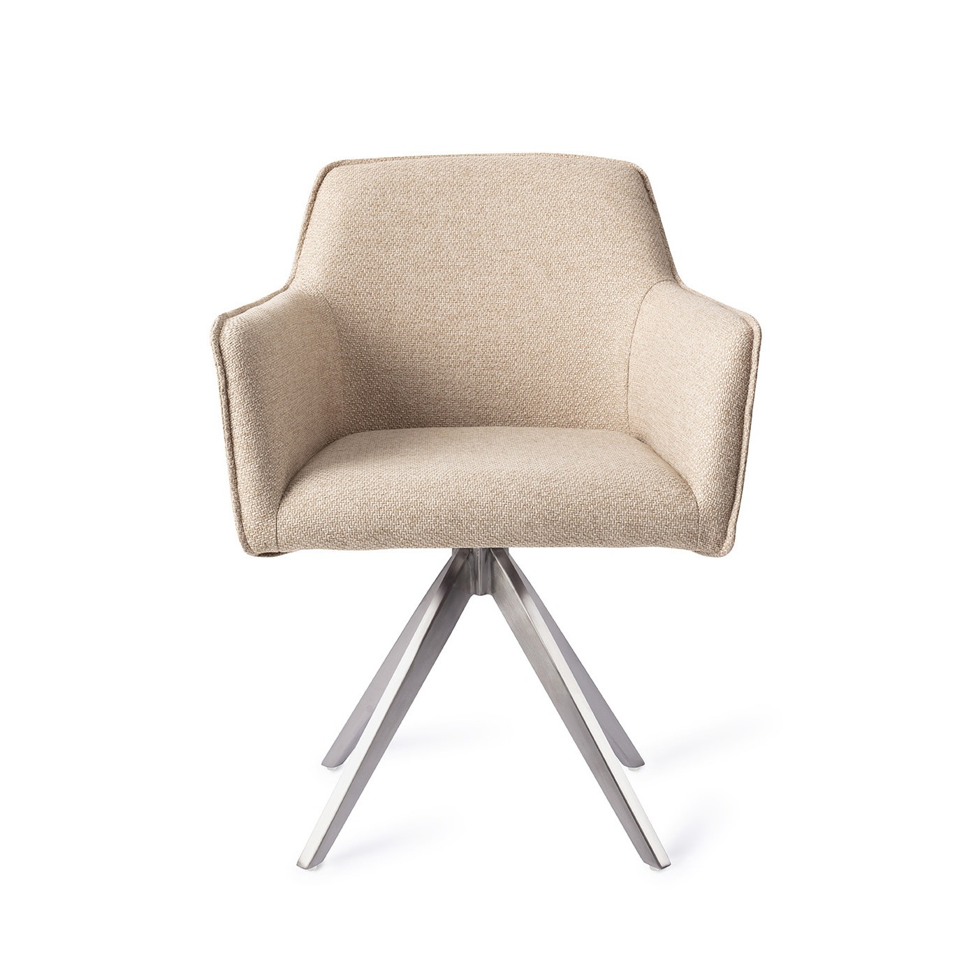 Jesper Home Eetkamerstoel 'Hofu' Turn Steel, Draaibaar, kleur Wild Walnut