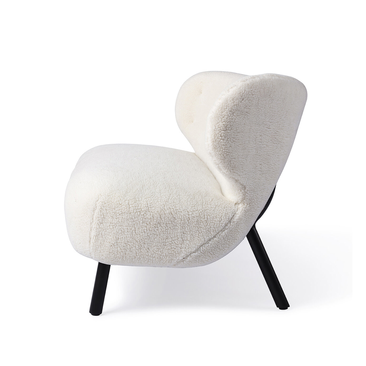 Jesper Home Bankje 'Kita' Teddy, kleur Crème