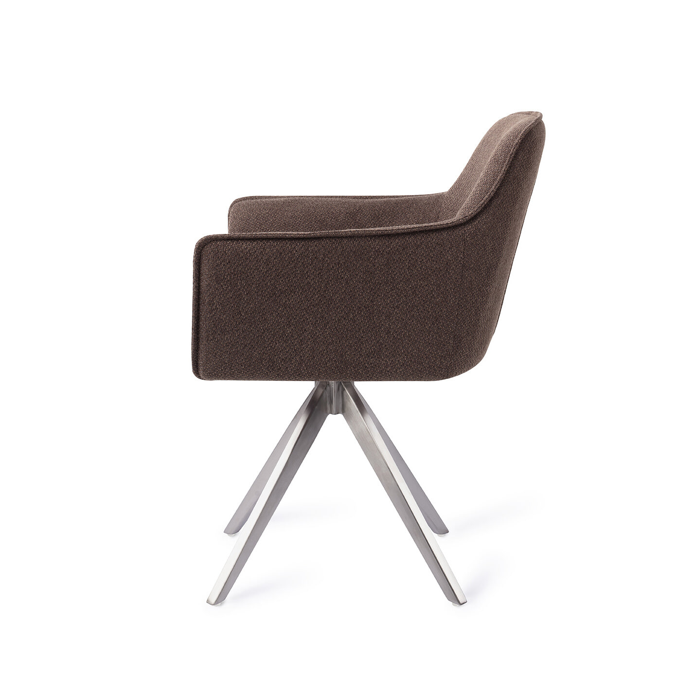 Jesper Home Eetkamerstoel 'Hofu' Turn Steel, Draaibaar, kleur Potters Clay