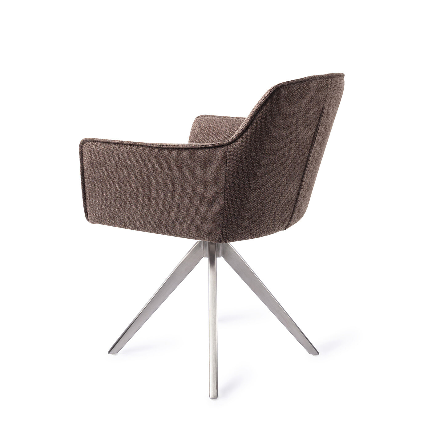 Jesper Home Eetkamerstoel 'Hofu' Turn Steel, Draaibaar, kleur Potters Clay