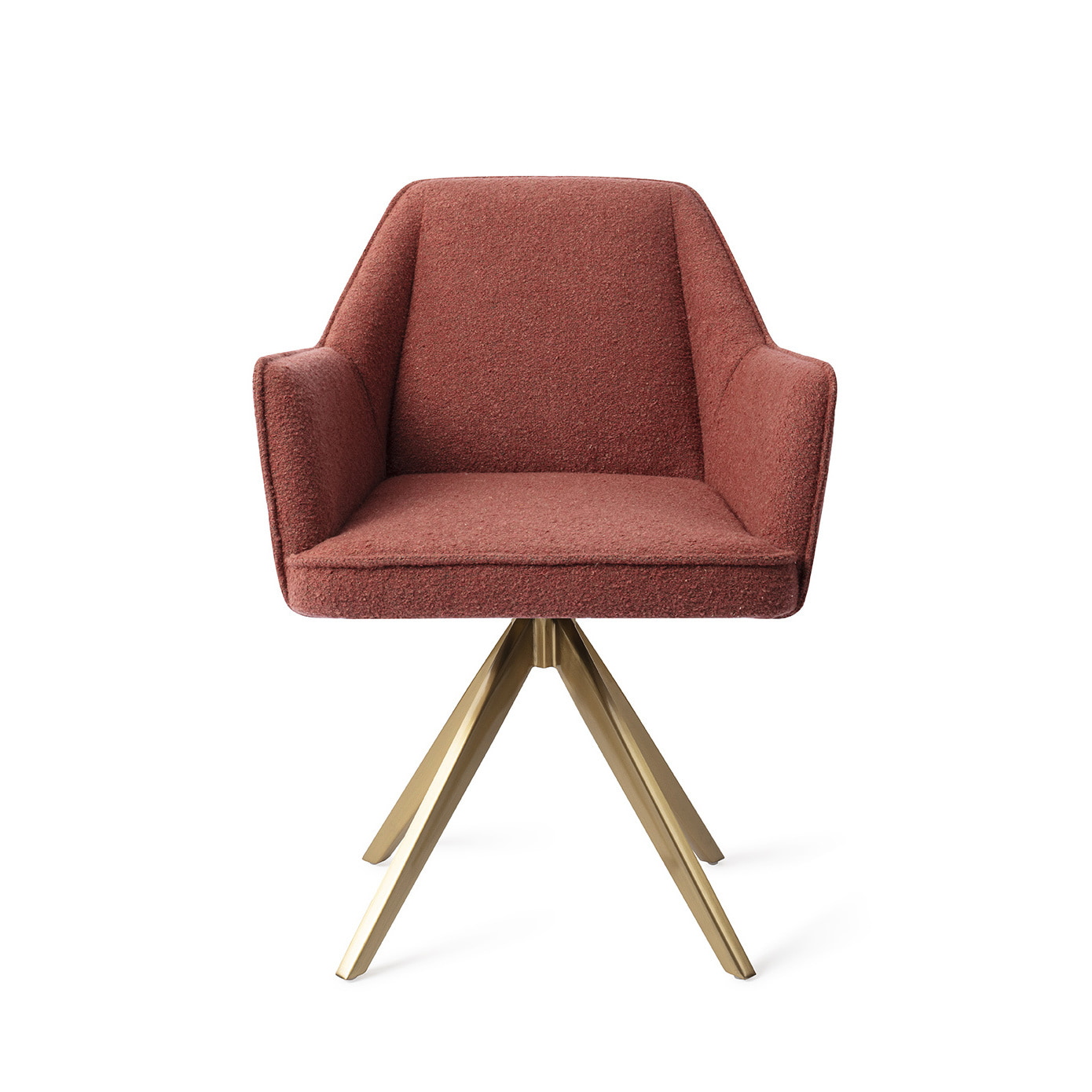Jesper Home Eetkamerstoel 'Tome' Turn Gold, Draaibaar, kleur Shabby Saffron