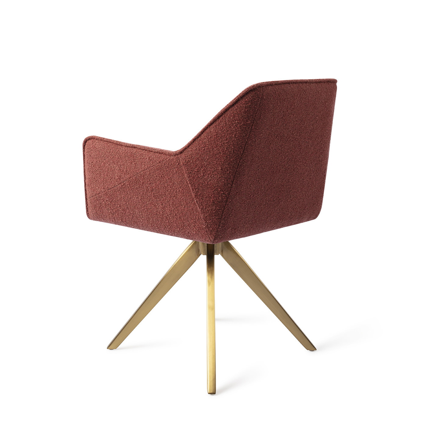 Jesper Home Eetkamerstoel 'Tome' Turn Gold, Draaibaar, kleur Shabby Saffron