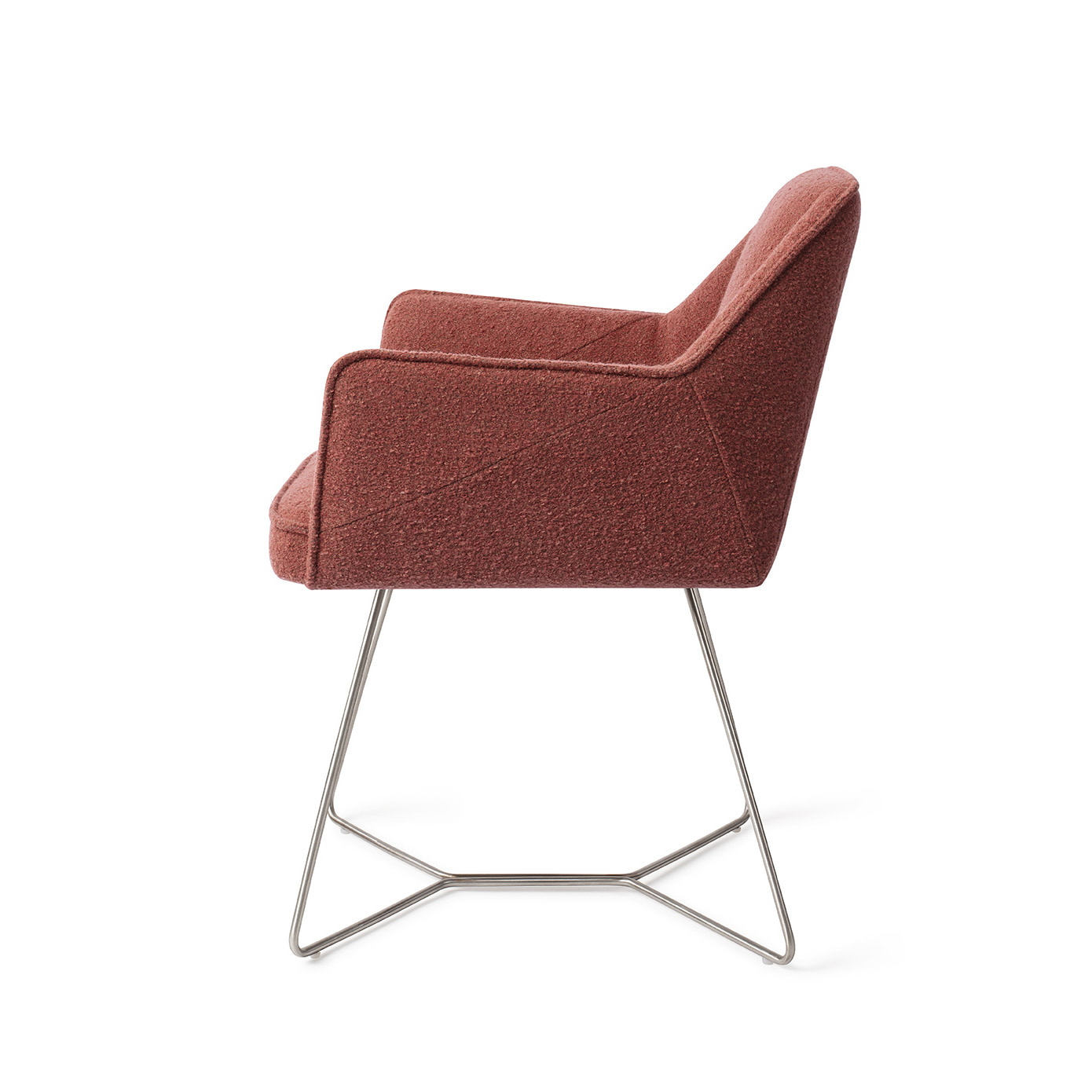 Jesper Home Eetkamerstoel 'Tome' Beehive Steel, kleur Shabby Saffron