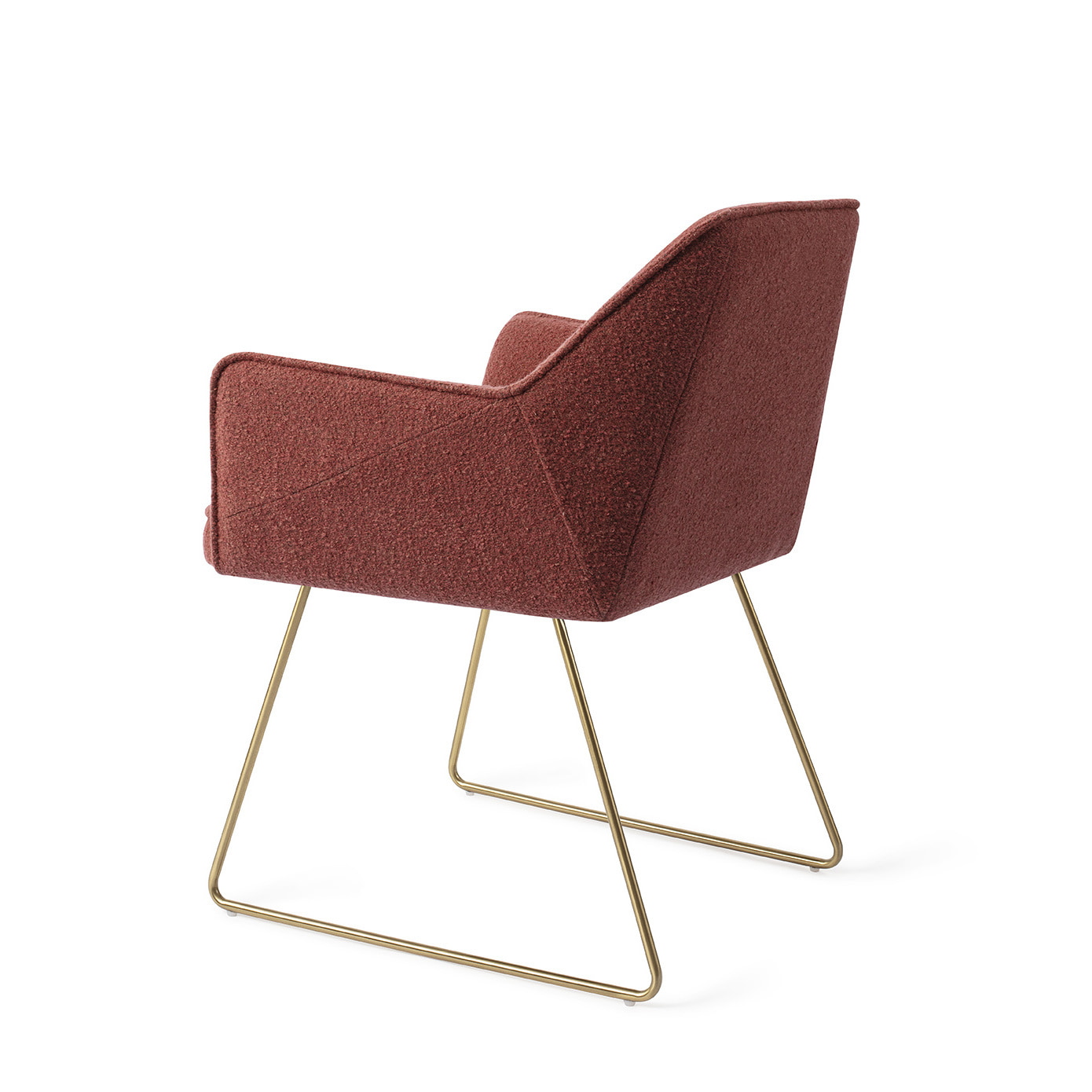 Jesper Home Eetkamerstoel 'Tome' Slide Gold, kleur Shabby Saffron