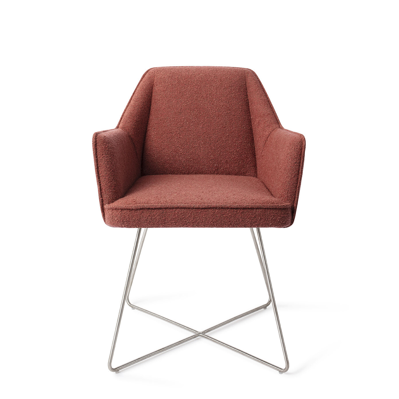 Jesper Home Eetkamerstoel 'Tome' Cross Steel, kleur Shabby Saffron