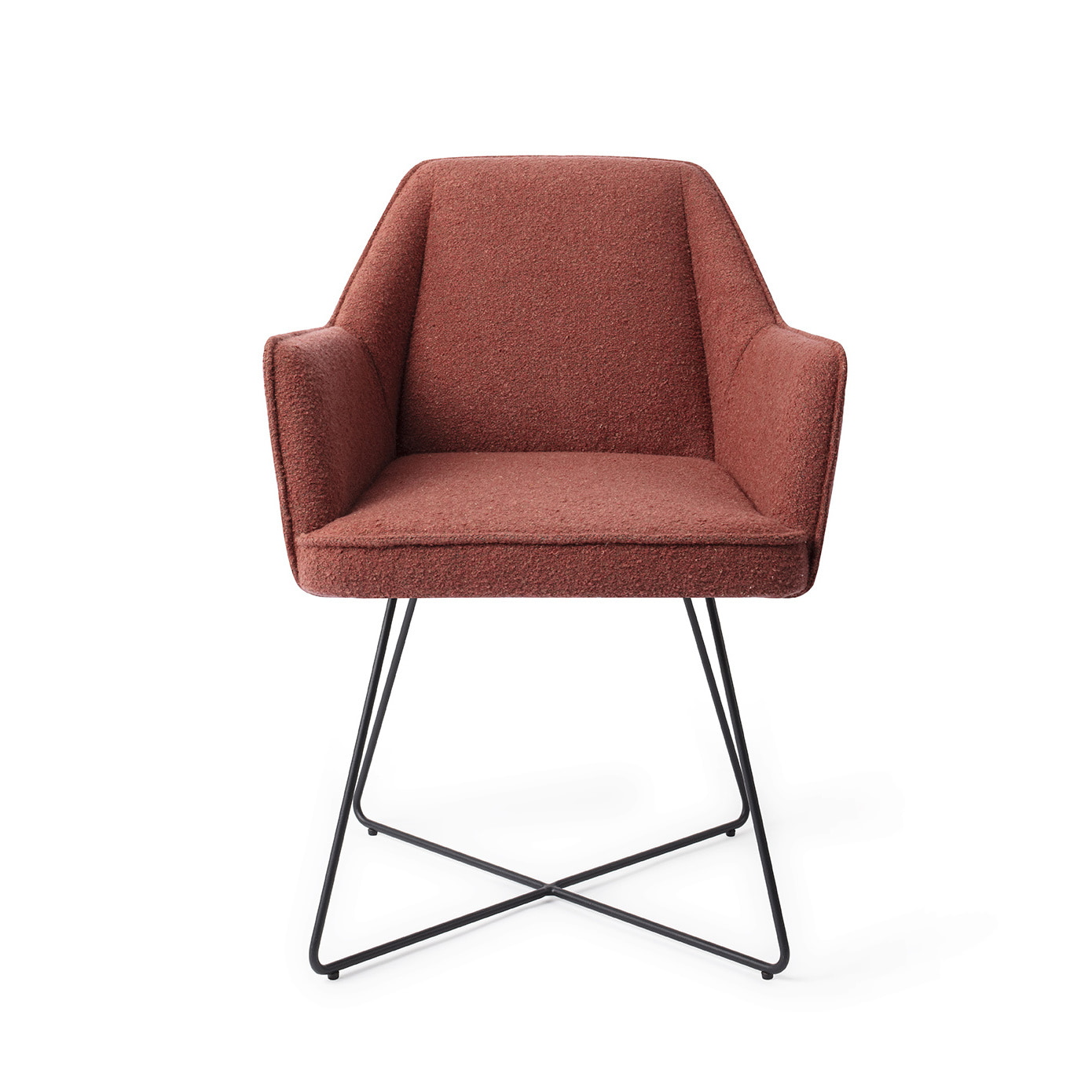 Jesper Home Eetkamerstoel 'Tome' Cross Black, kleur Shabby Saffron