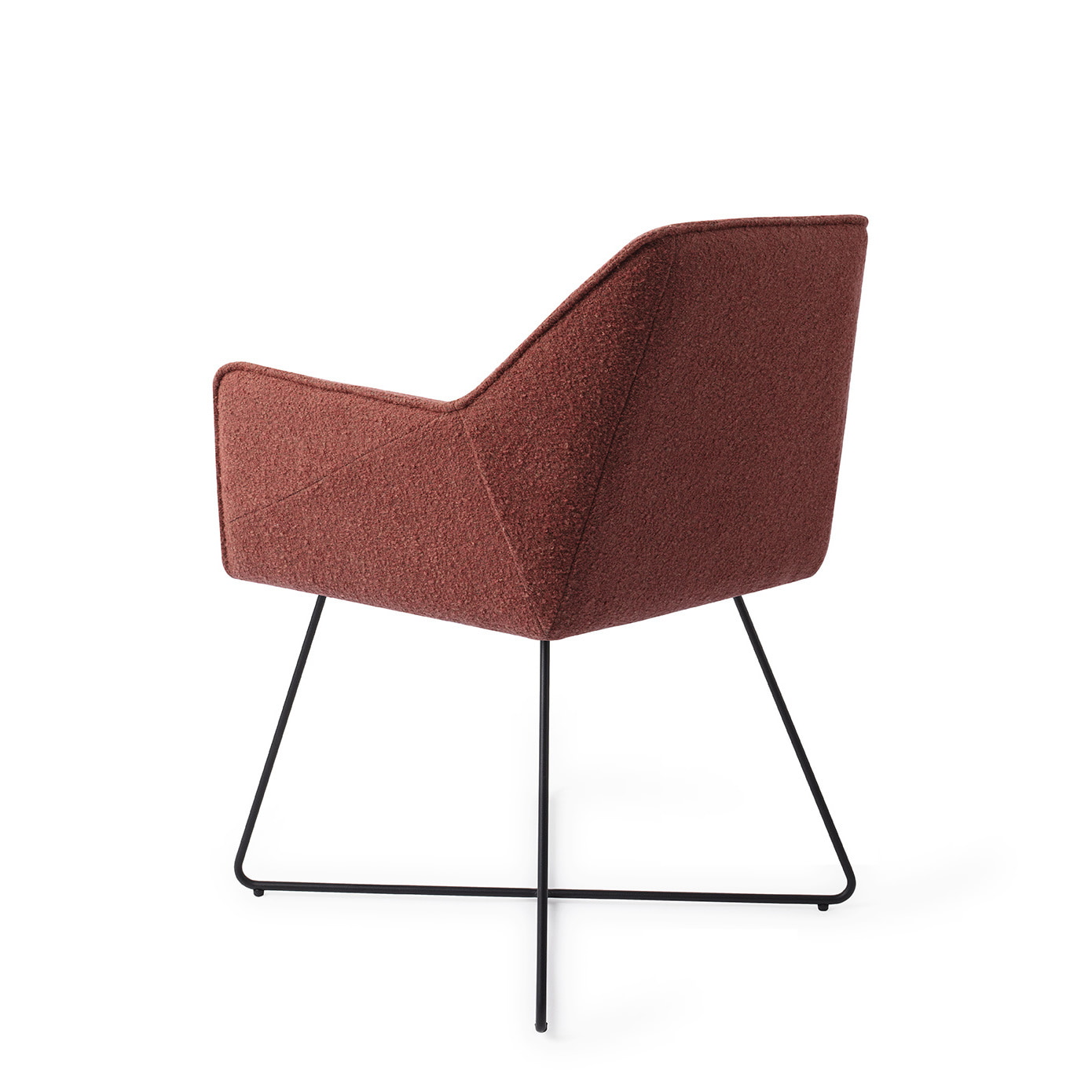 Jesper Home Eetkamerstoel 'Tome' Cross Black, kleur Shabby Saffron