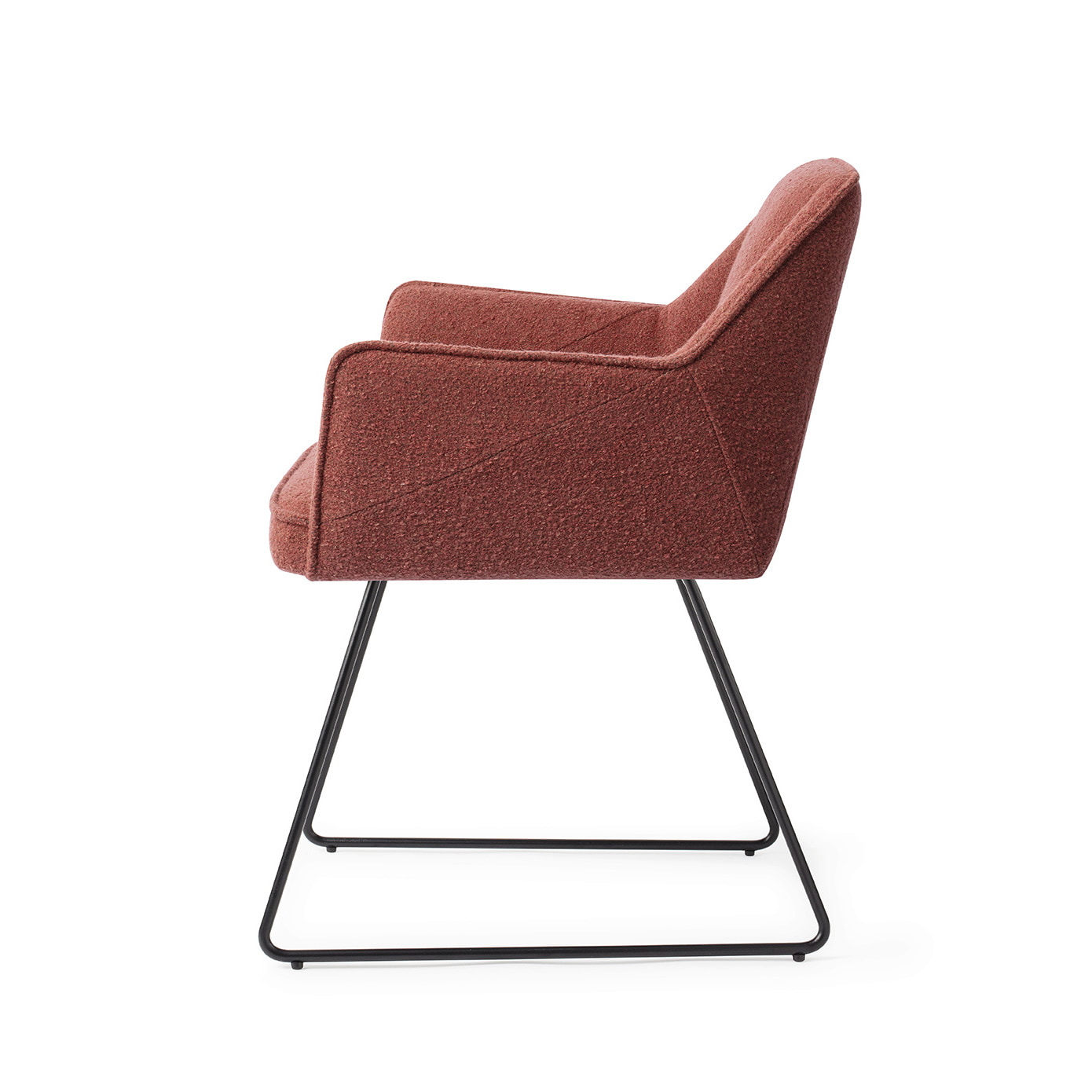 Jesper Home Eetkamerstoel 'Tome' Slide Black, kleur Shabby Saffron