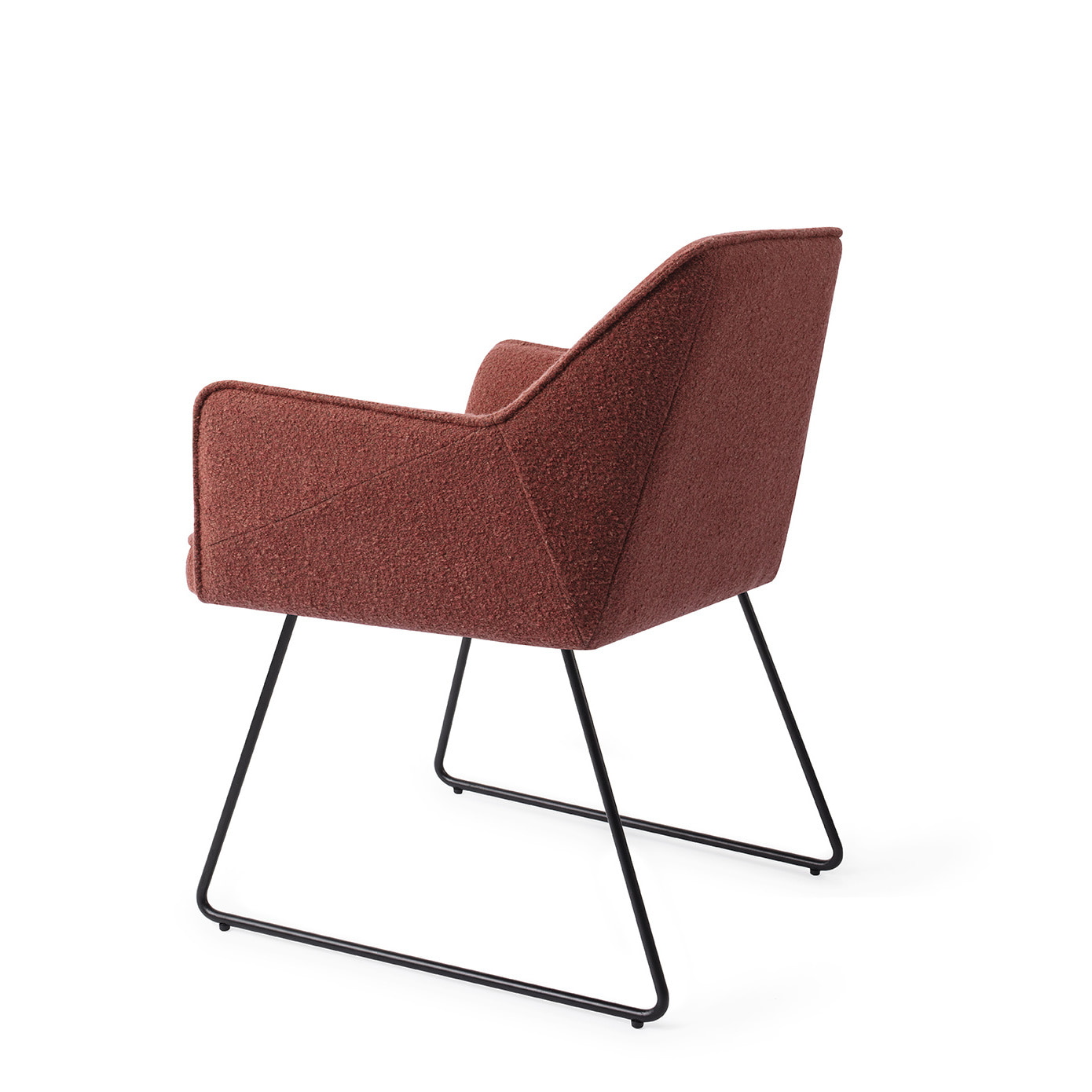 Jesper Home Eetkamerstoel 'Tome' Slide Black, kleur Shabby Saffron