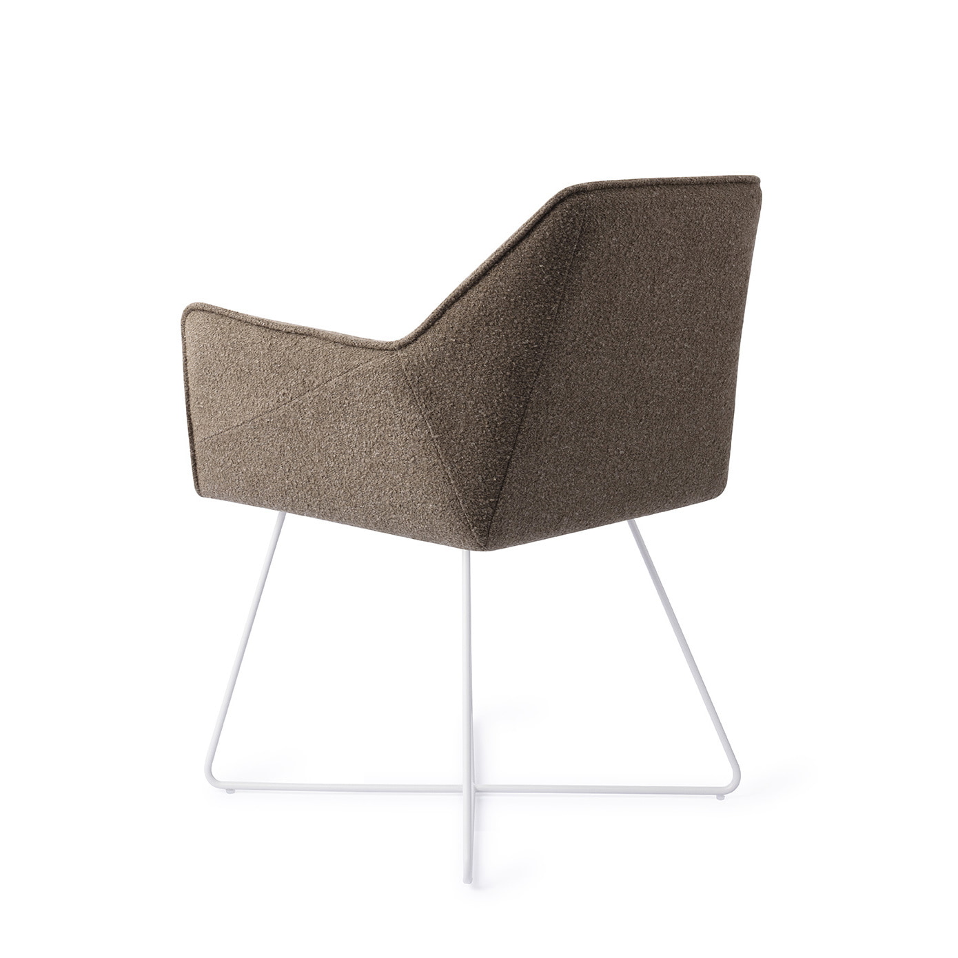 Jesper Home Eetkamerstoel 'Tome' Cross White, kleur Idaho Potato