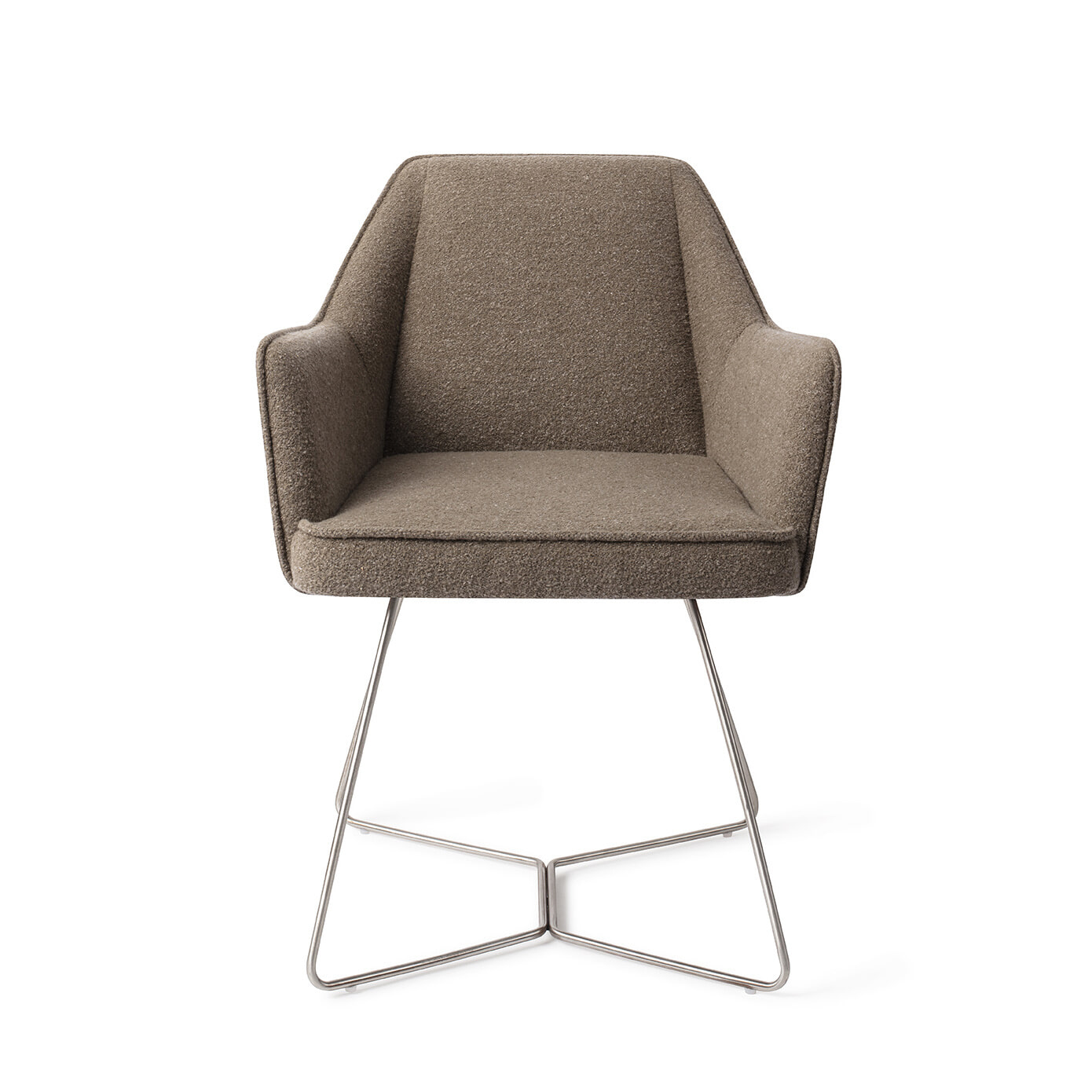Jesper Home Eetkamerstoel 'Tome' Beehive Steel, kleur Idaho Potato