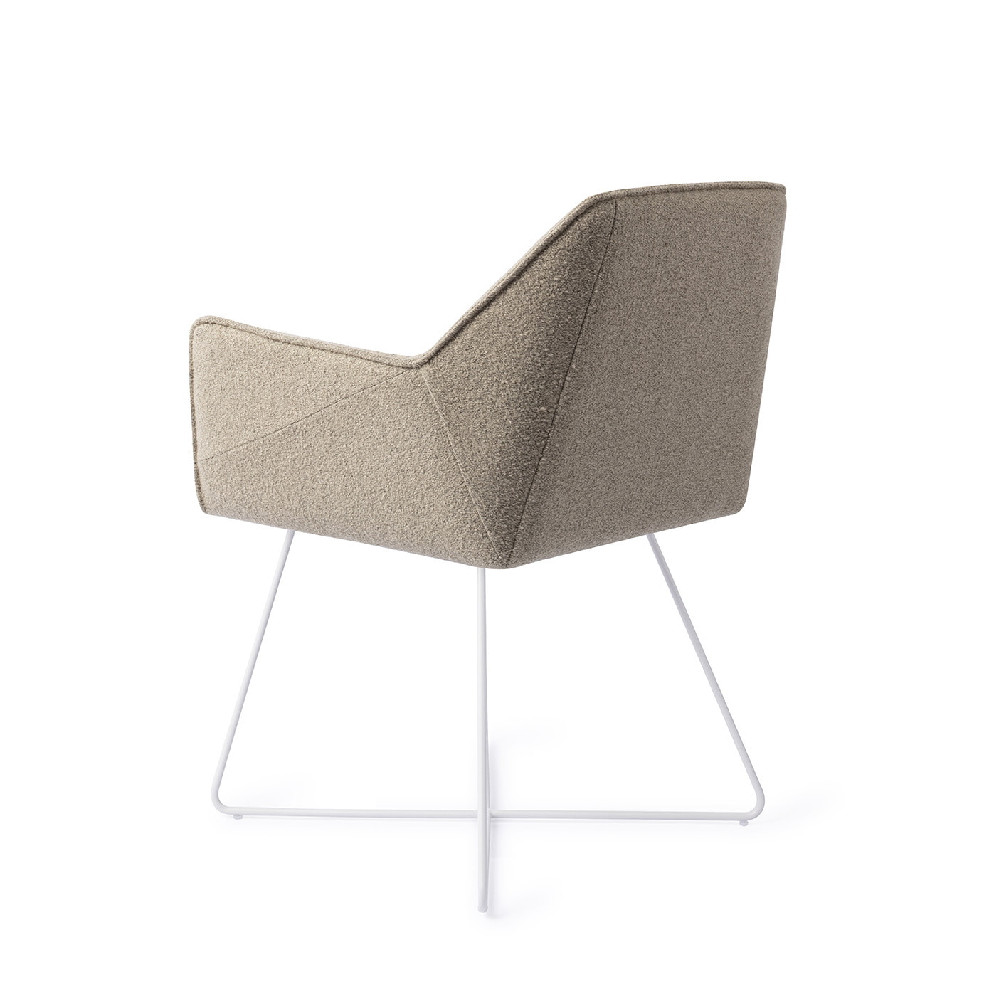 Jesper Home Eetkamerstoel 'Tome' Cross White, kleur Great Greige