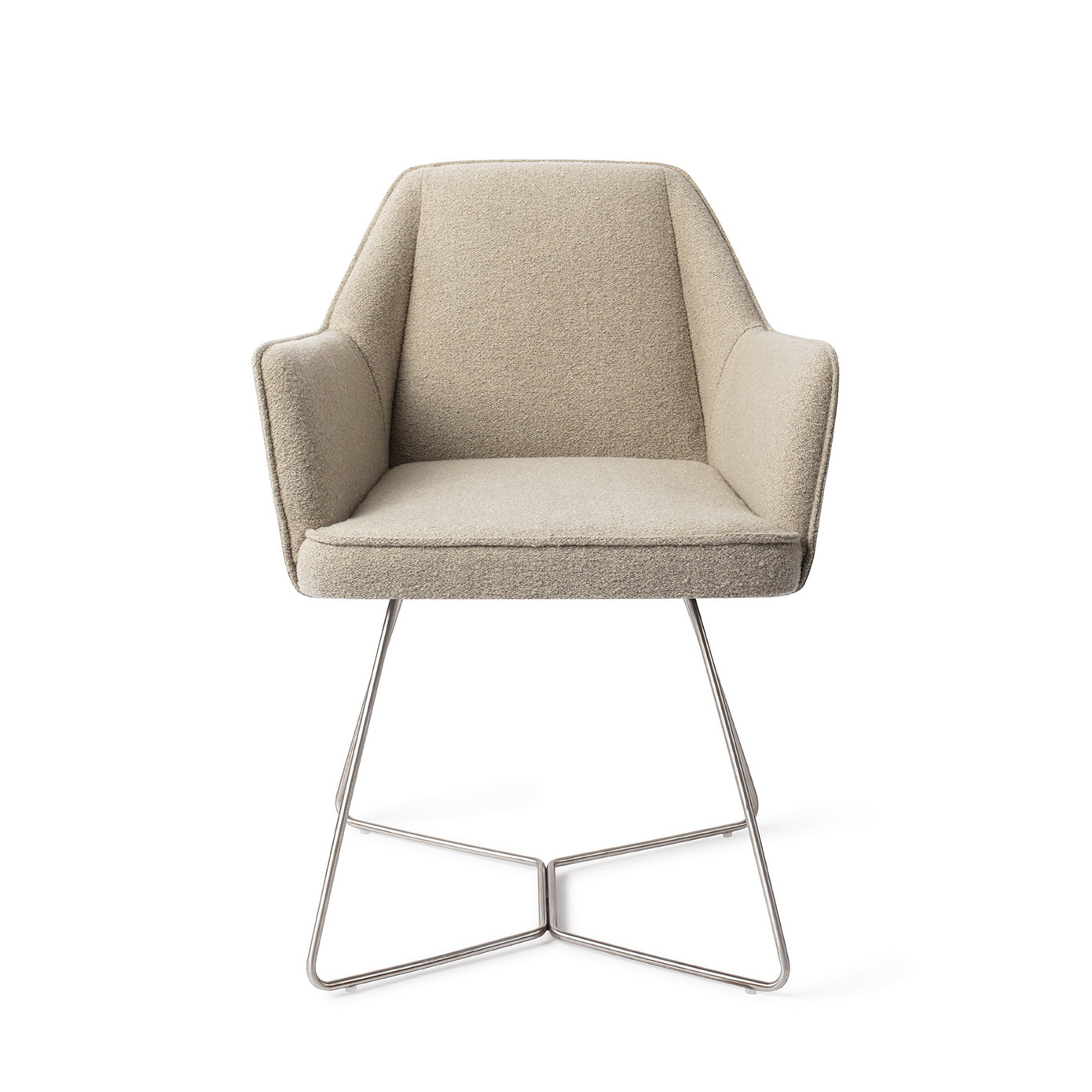 Jesper Home Eetkamerstoel 'Tome' Beehive Steel, kleur Great Greige