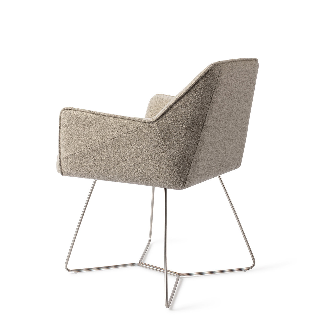 Jesper Home Eetkamerstoel 'Tome' Beehive Steel, kleur Great Greige