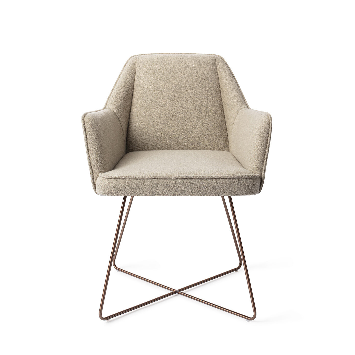 Jesper Home Eetkamerstoel 'Tome' Cross Rose, kleur Great Greige