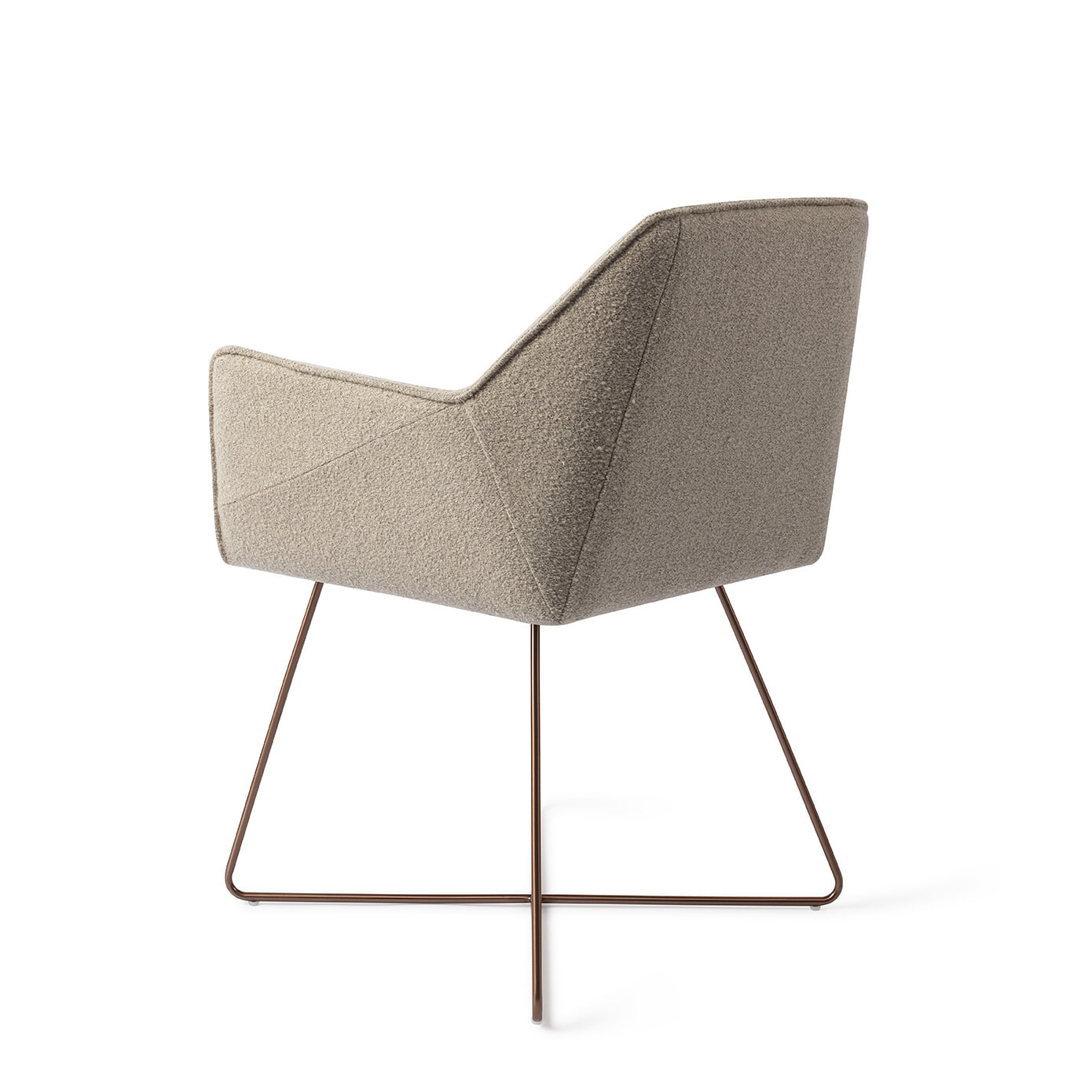 Jesper Home Eetkamerstoel 'Tome' Cross Rose, kleur Great Greige