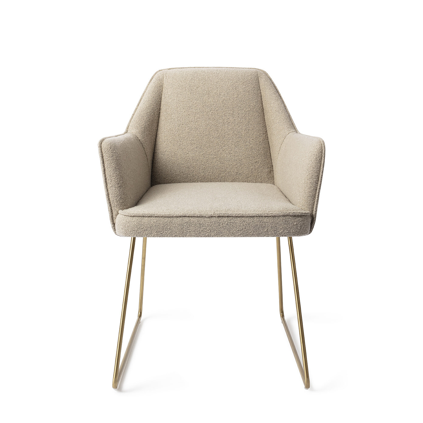 Jesper Home Eetkamerstoel 'Tome' Slide Gold, kleur Great Greige