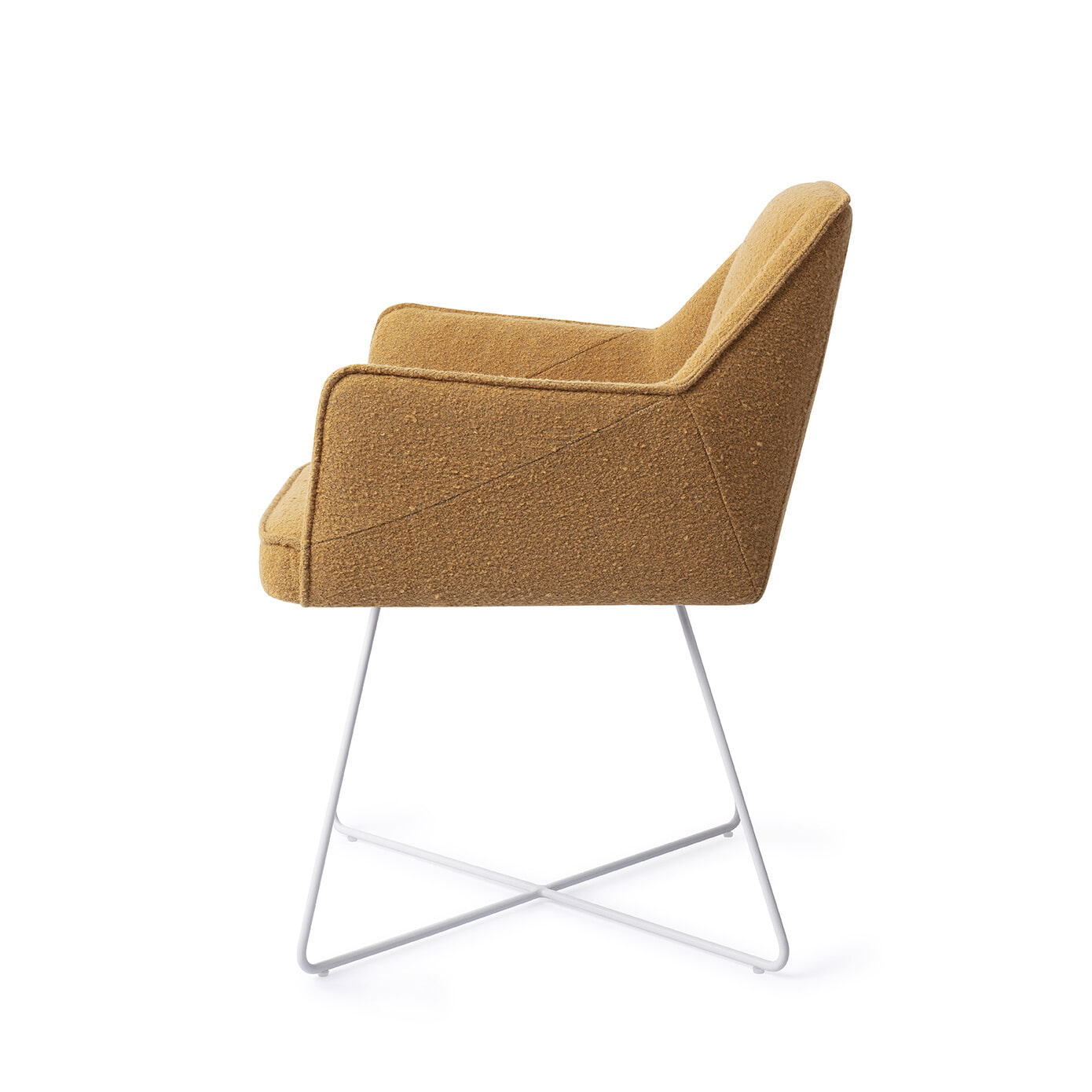 Jesper Home Eetkamerstoel 'Tome' Cross White, kleur Masai Giraffe
