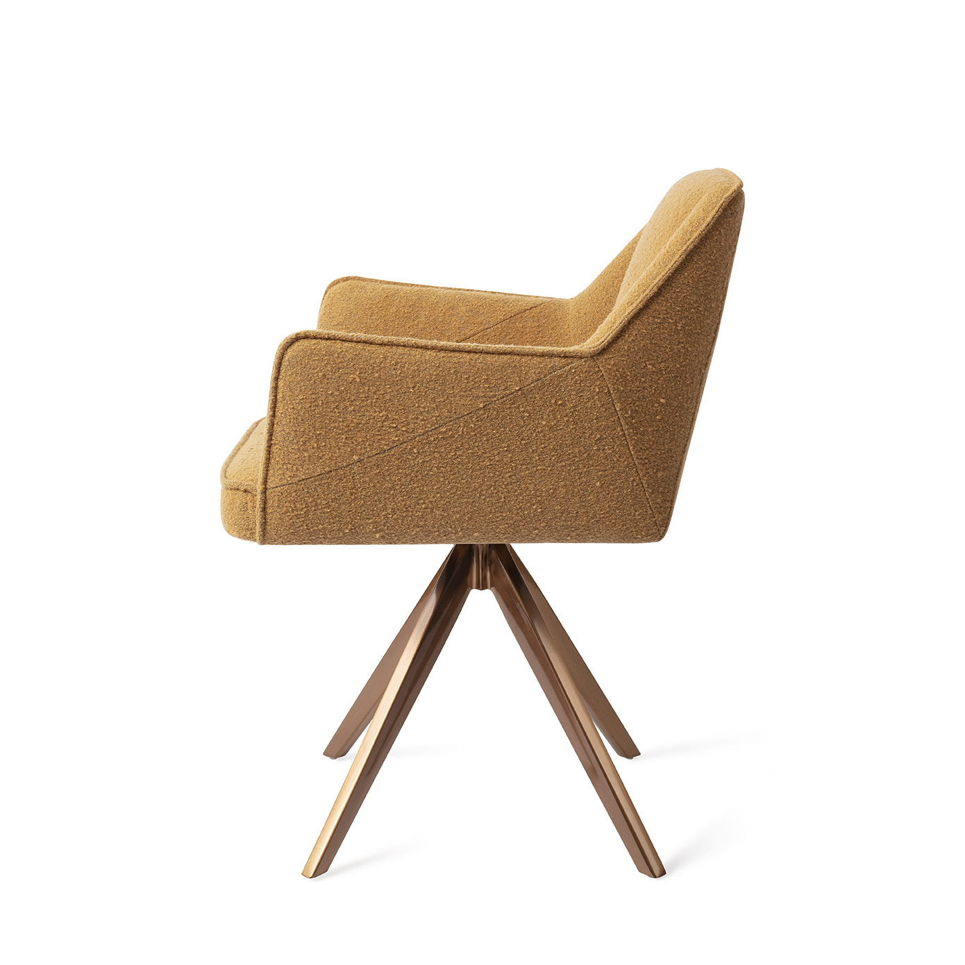 Jesper Home Eetkamerstoel 'Tome' Turn Rose, Draaibaar, kleur Masai Giraffe