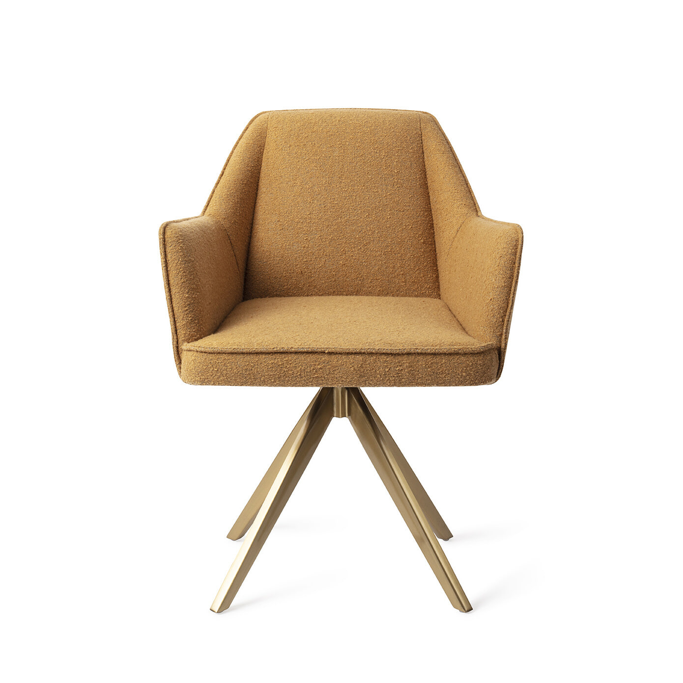 Jesper Home Eetkamerstoel 'Tome' Turn Gold, Draaibaar, kleur Masai Giraffe